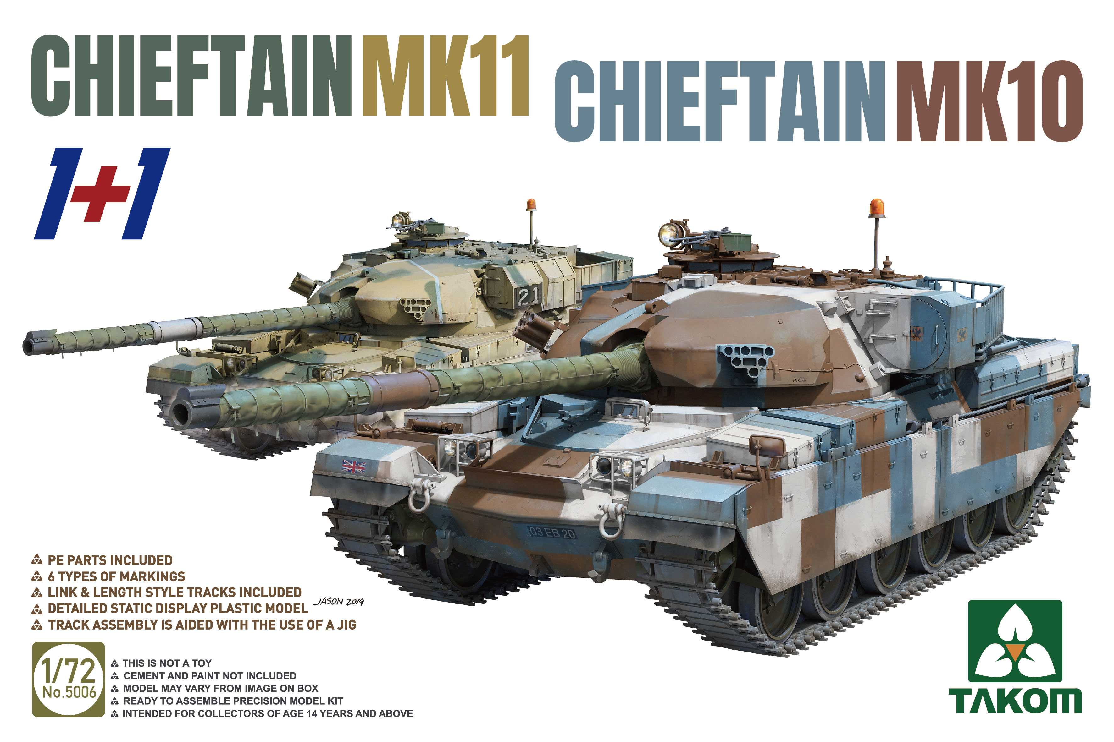 1/72 Chieftain MK 10 & Chieftain MK 11 1+1