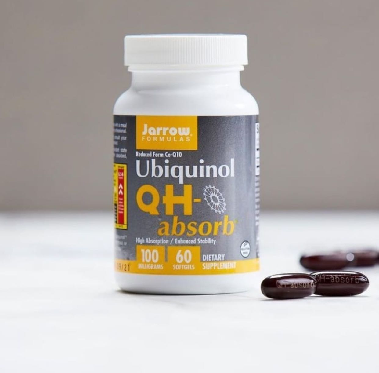Jarrow Formulas Ubiquinol QH-absorb 100 mg 60 Softgels (ยูบิควินอล)