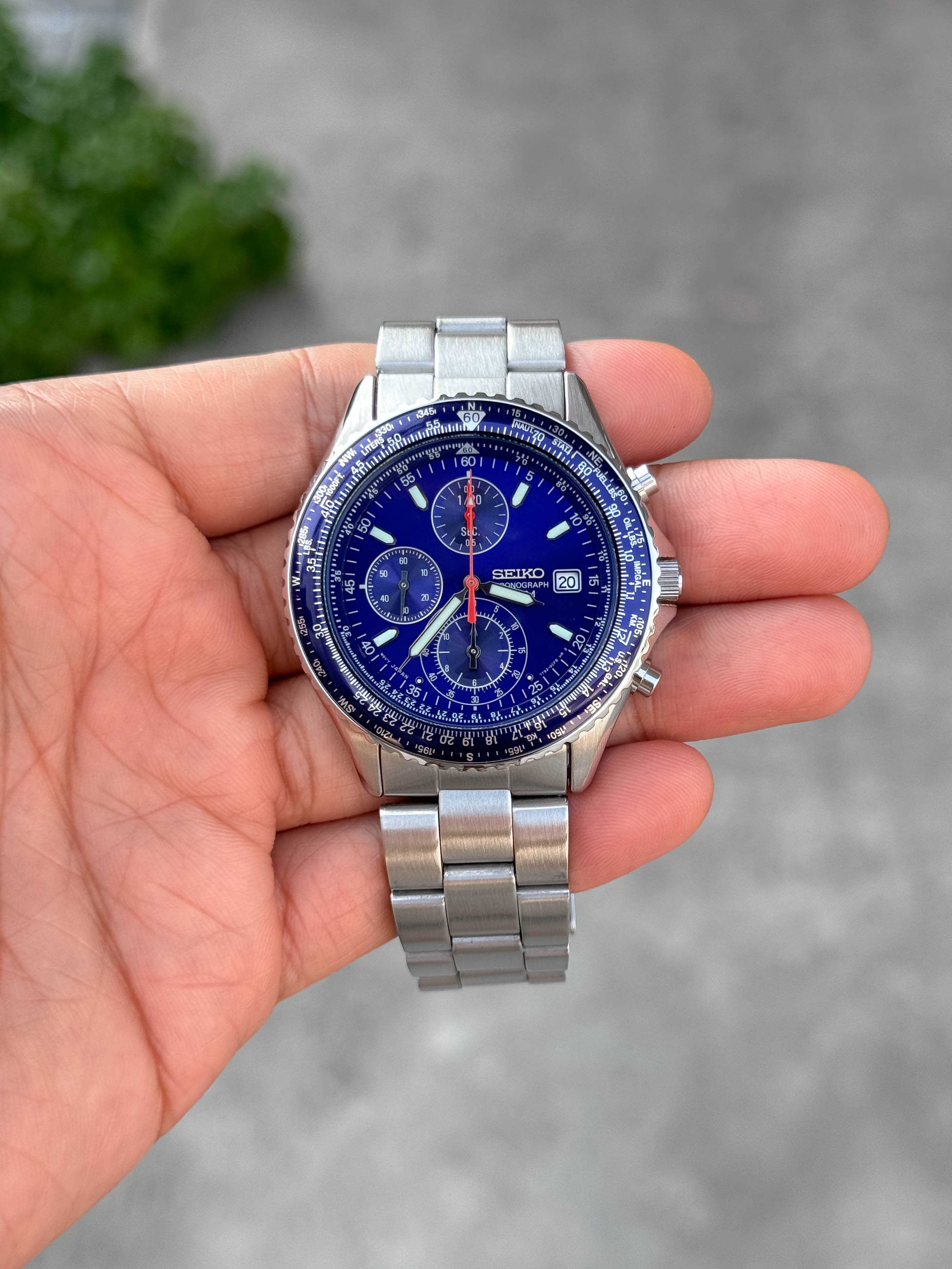 Seiko Flightmaster Chronograph Man Size Quartz