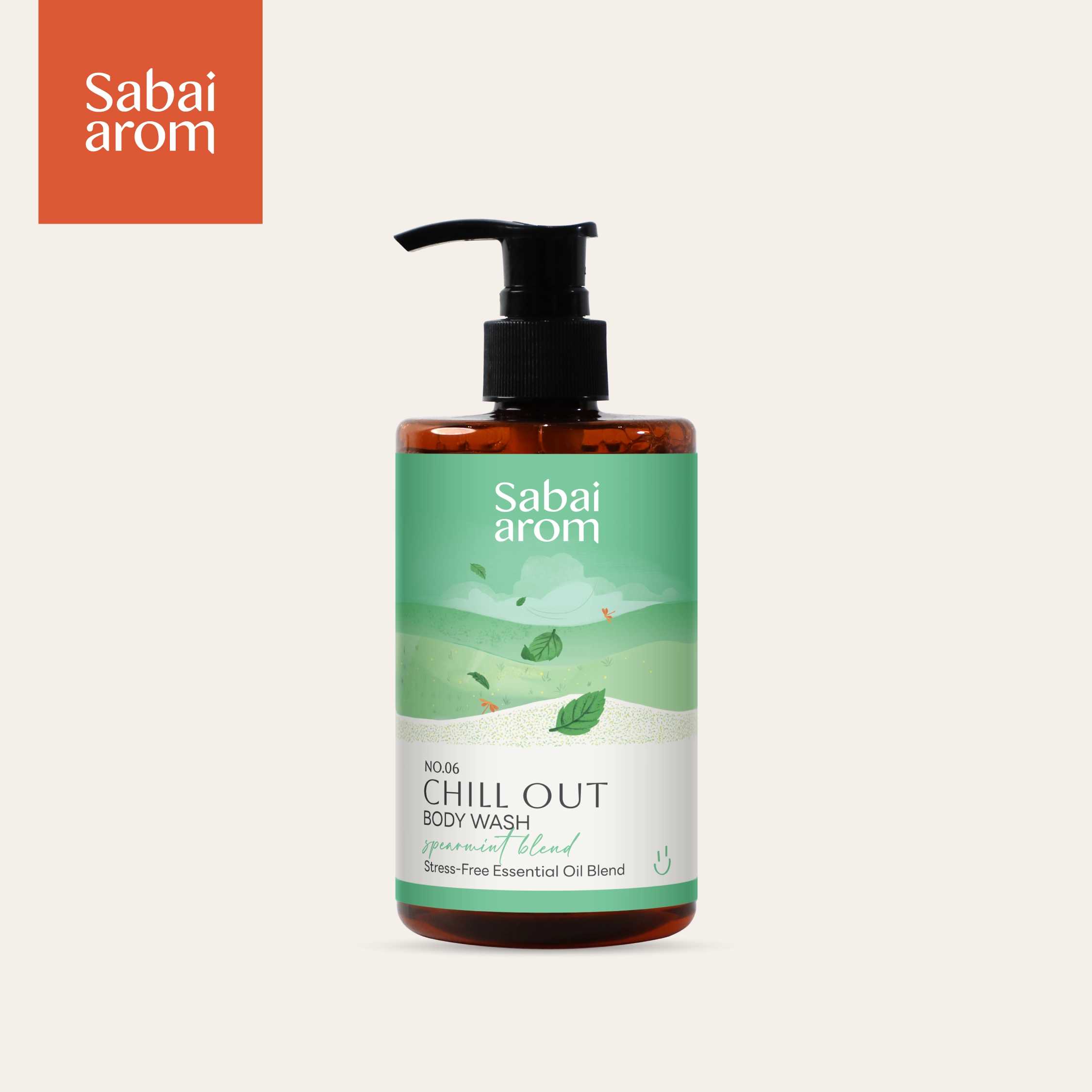Sabaiarom Chill Out  Body Wash 300ml. เจลอาบน้ำ บำรุงผิว