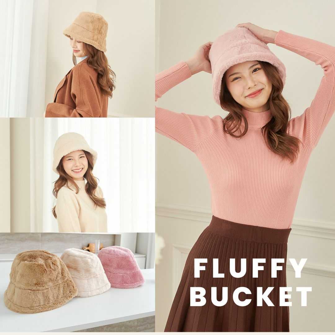 Coatmatter - Fluffy bucket หมวกบักเก็ต