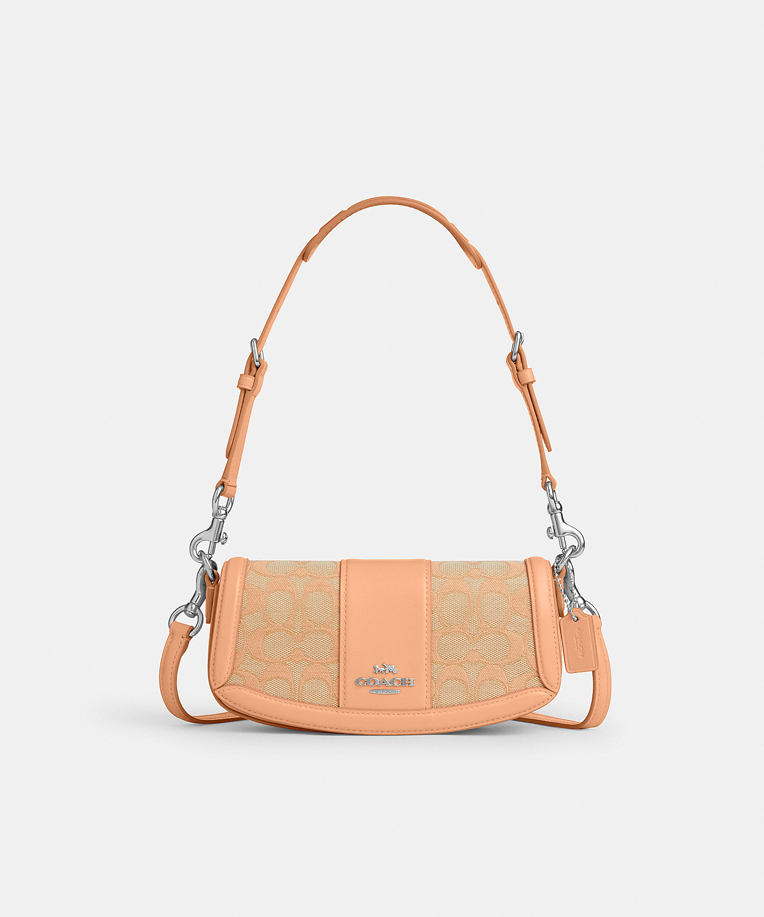 COACH ANDREA SMALL SHOULDER BAG IN SIGNATURE JACQUARD CT759 SVS9W