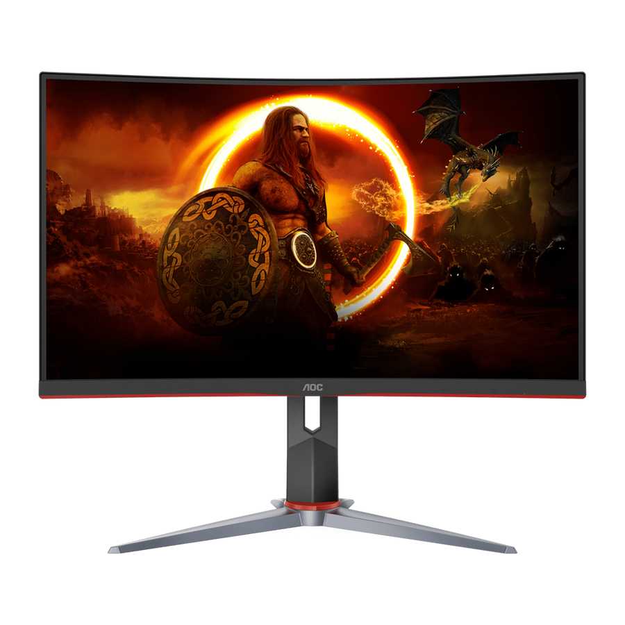 AOC C27G2Z2 (มอนิเตอร์จอโค้ง) 27 VA/ Curved / 1920x1080 @250Hz/ 0.5 Ms/ HDMI/DP : Gaming Monitor