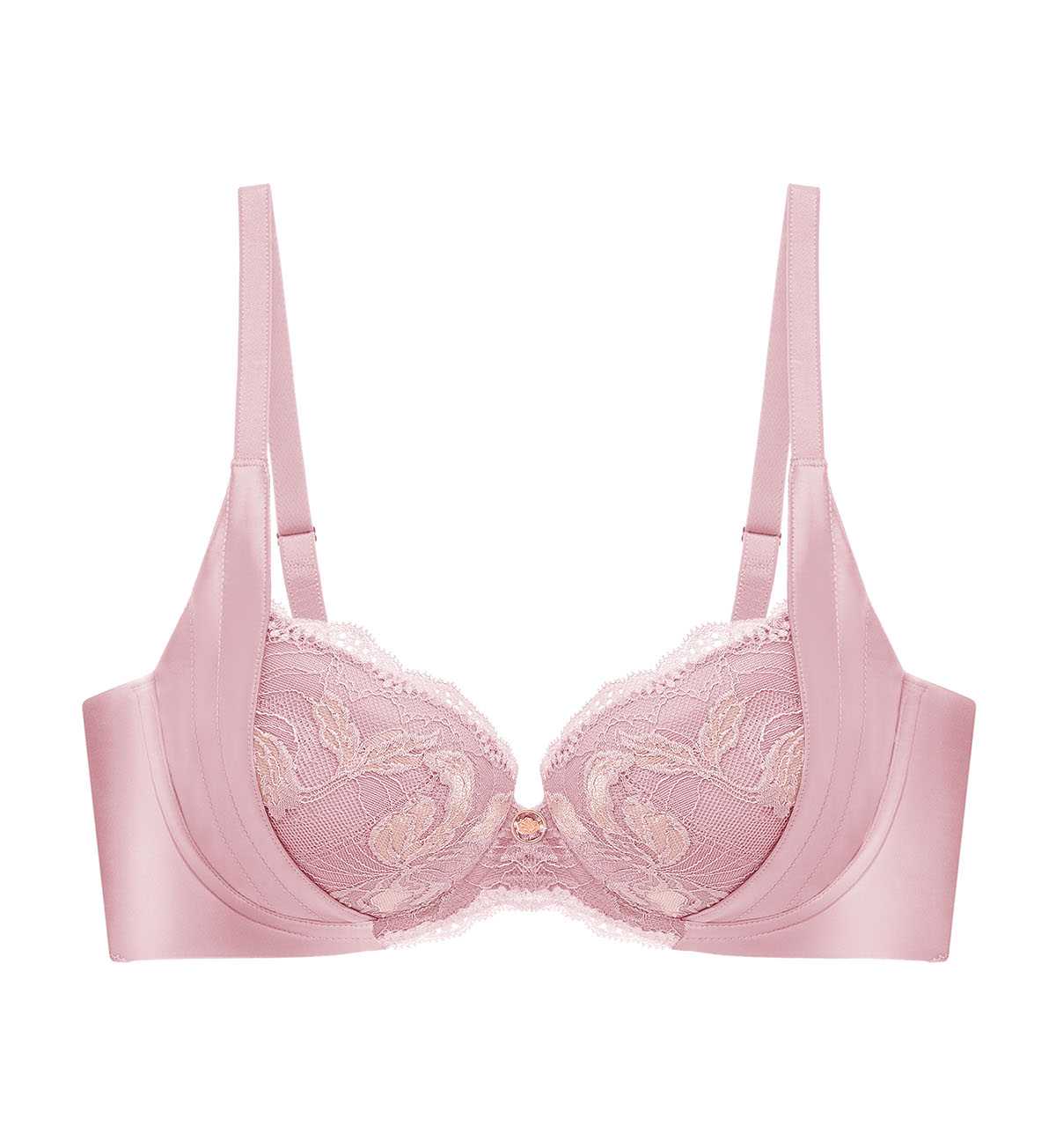 NEW Triumph 10221400 Florale Rose Lilies WHU-R 1979 เสื้อชั้นในมีโครง สีชมพู