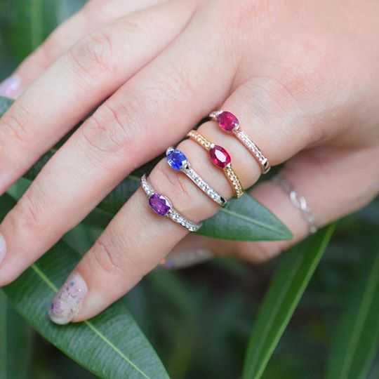 แหวนพลอย #minimring รหัส R173