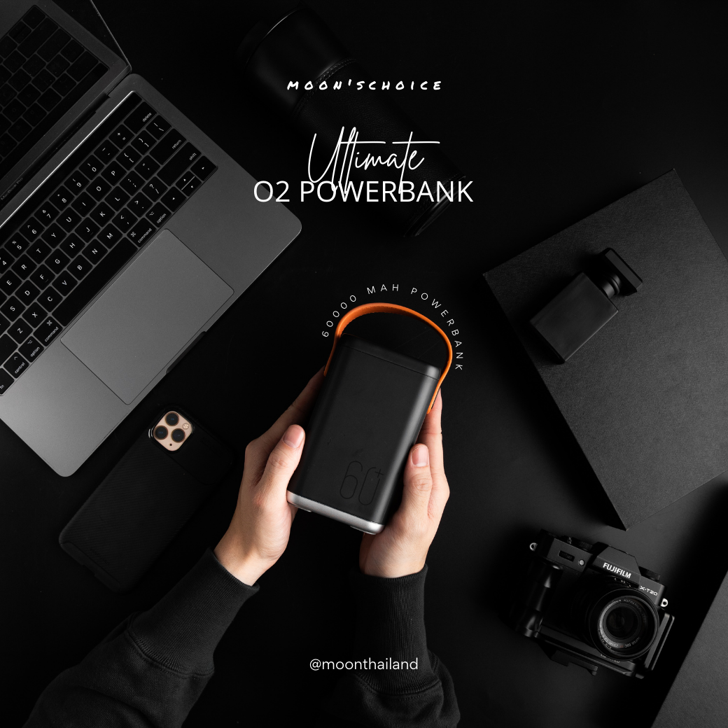 MoonxO2 Project 60000-100000mah Powerbank 🌑💧#ปริมาณคุ้มราคา