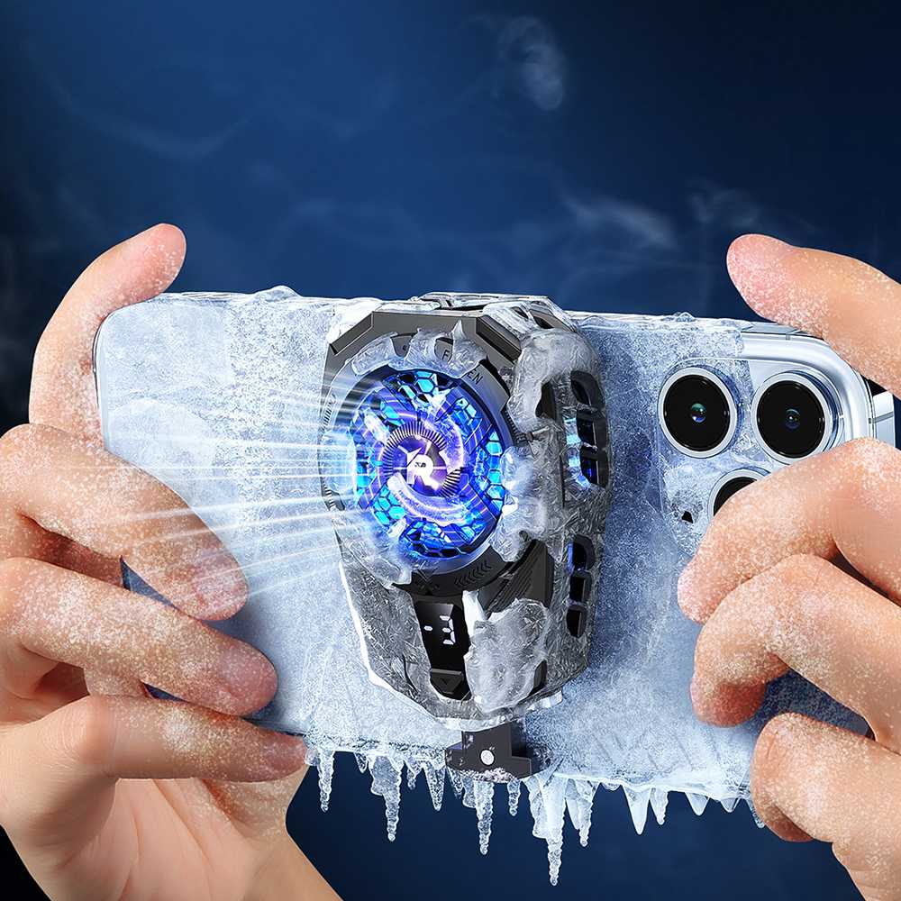 Phone Cooling pad RT-F8i,Display  - พัดลมระบายความร้อนมือถือ Remax