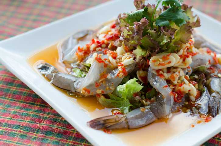 กุ้งแช่น้ําปลา