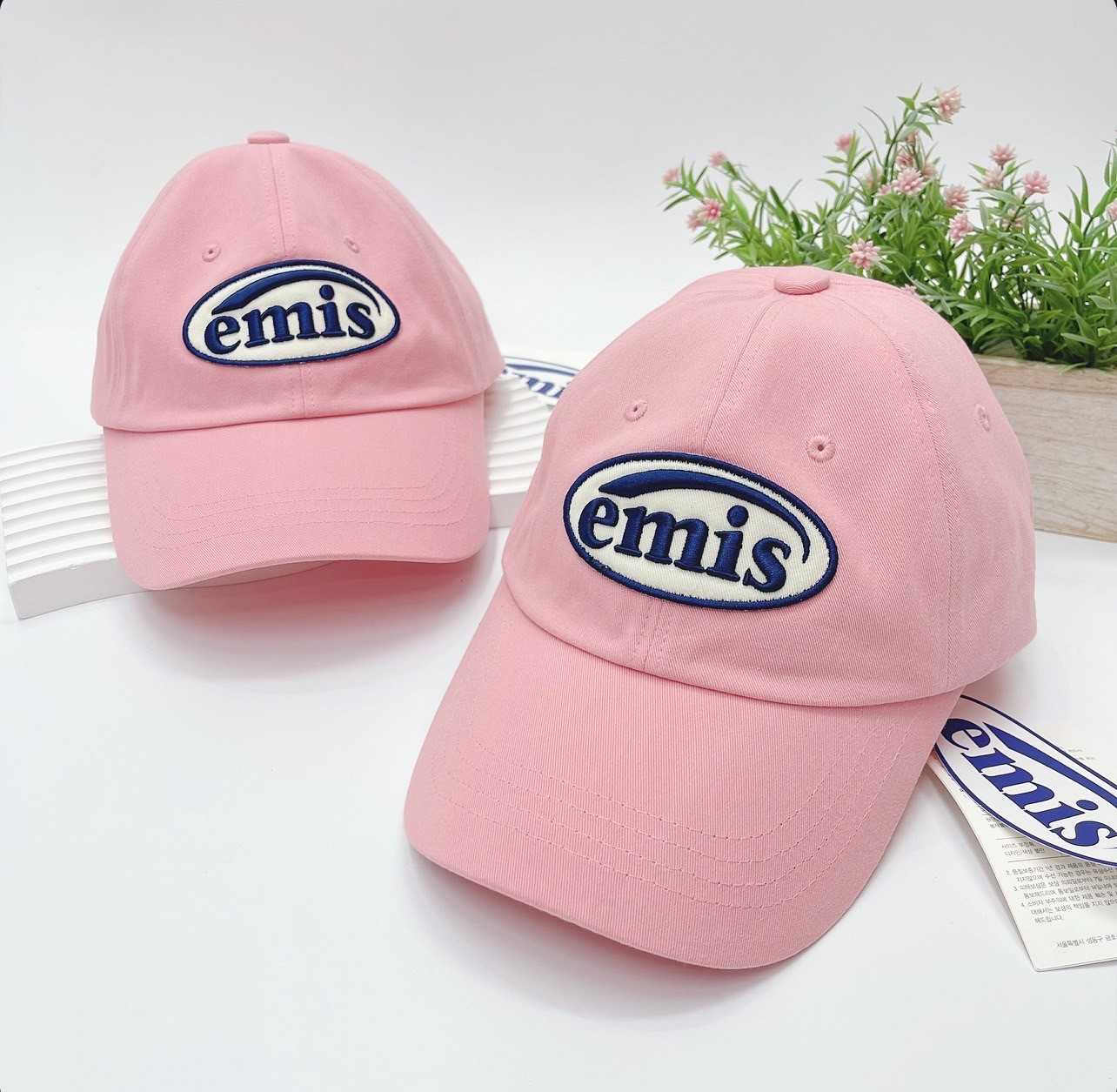 Emis Foot Print Wappen Ball Cap (Pink)