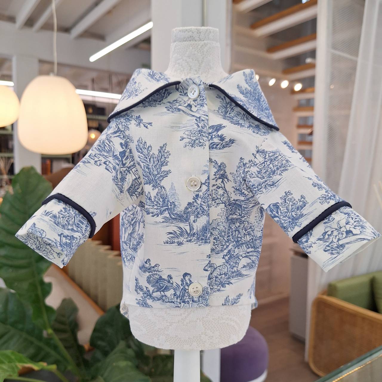 Le Seiji (M) French Pajama Blue