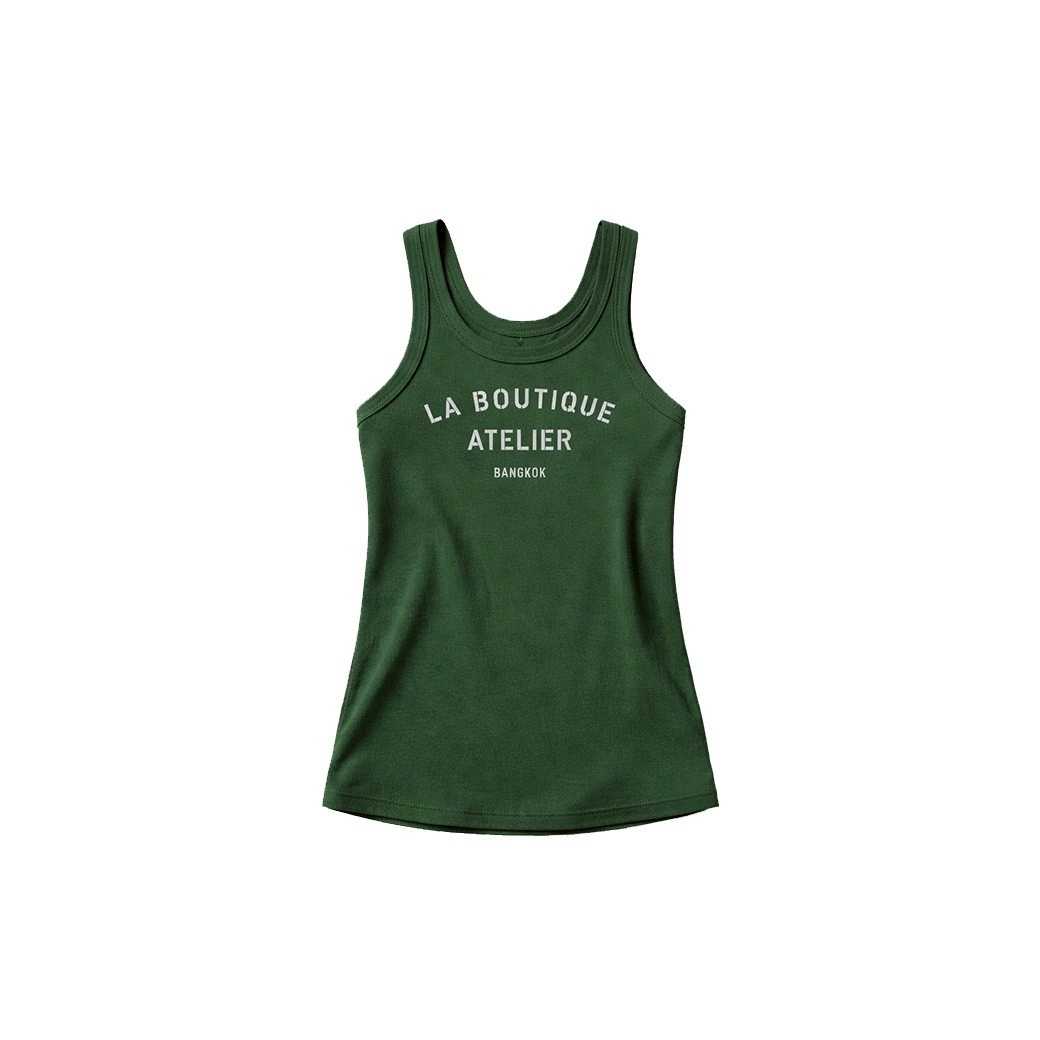 BAYSIDE TANK TOP - DARK GREEN