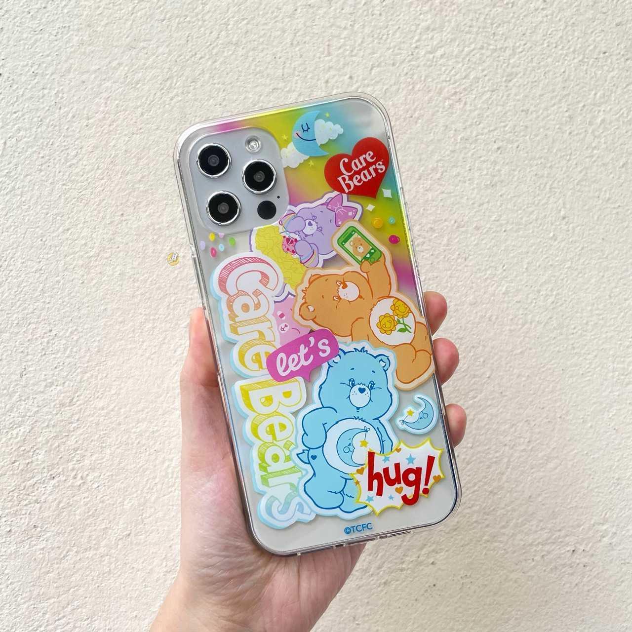 Carebear let's hug เคสใส iphone 12 pro max