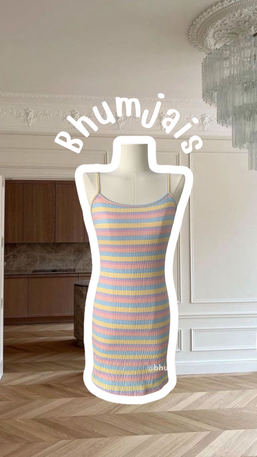#BJrainbowDress1009 (590THB)