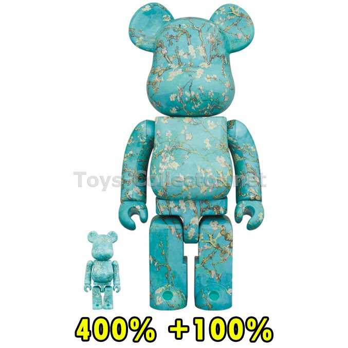 BE@RBRICK × Van Gogh Museum - Van Gogh Almond Blossom 100％ & 400％ (TC)