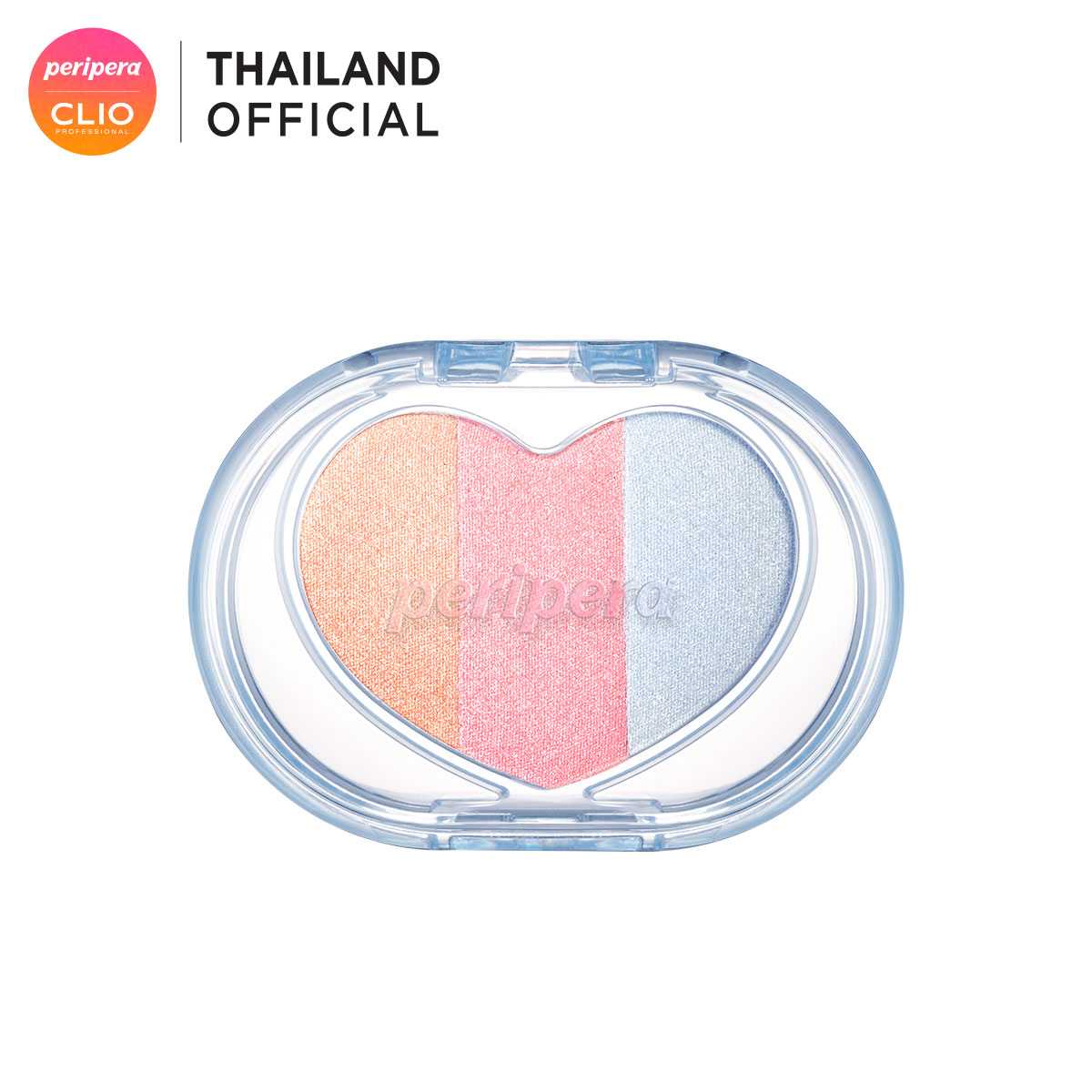 PERIPERA HEART POCKETBEAM 01 CANDY TOPPING เพอริเพอร่า ไฮไลท์