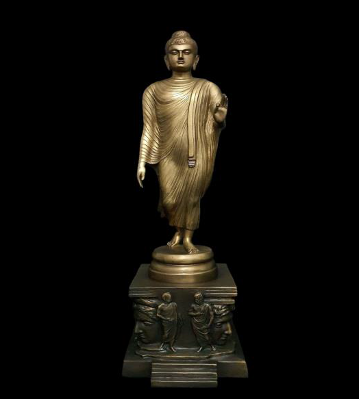 ผลงาน : พระพุทธอริยสัจบารมีสันติโลกา  ขนาด : ความสูง 55.5 ซม.