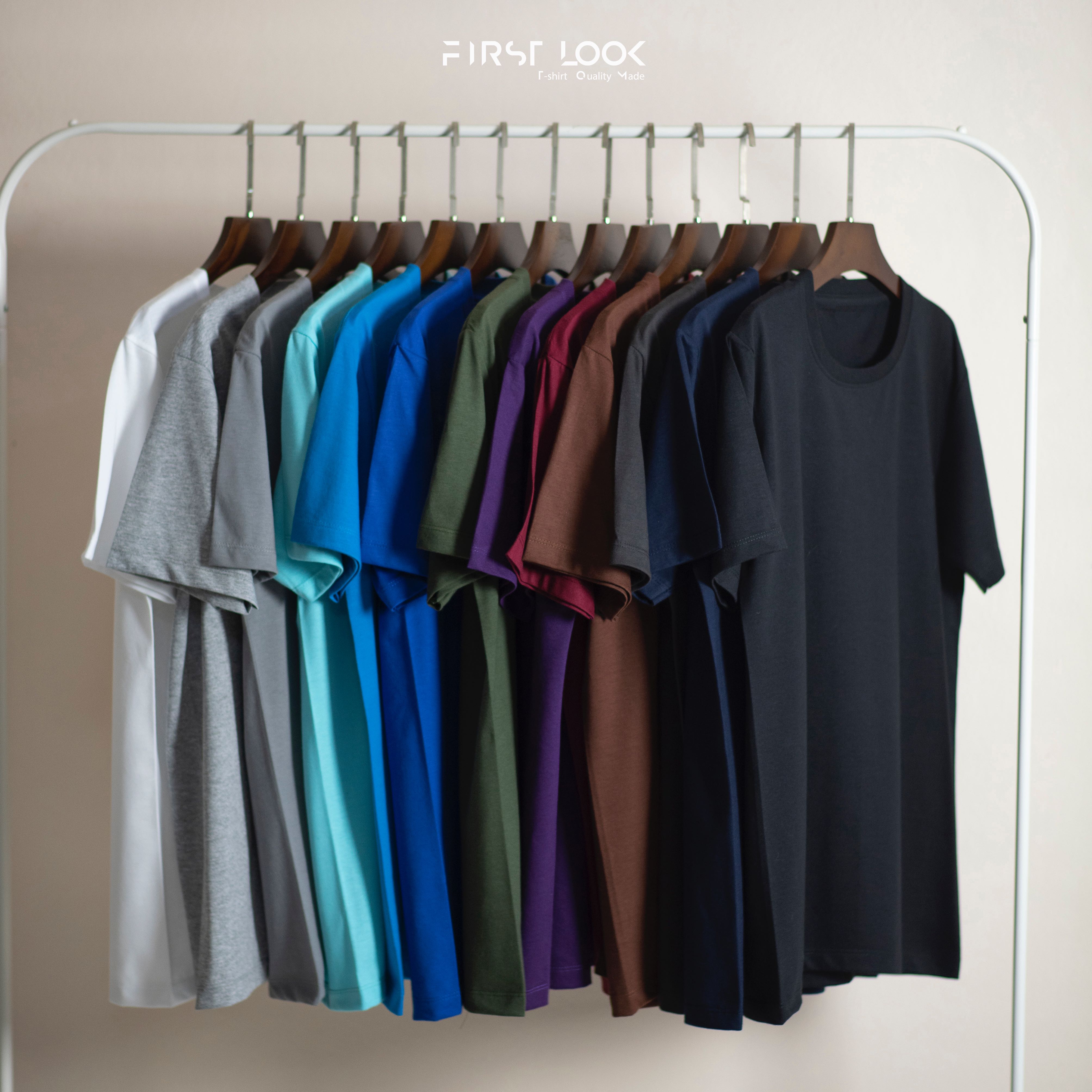 เสื้อยืดคอกลม แขนสั้น มี 13 สีให้เลือก