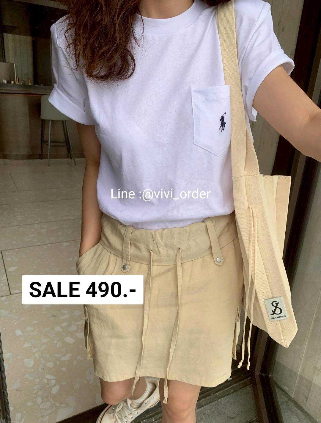 ( SALE ) POLO BASIC POCKET TEE