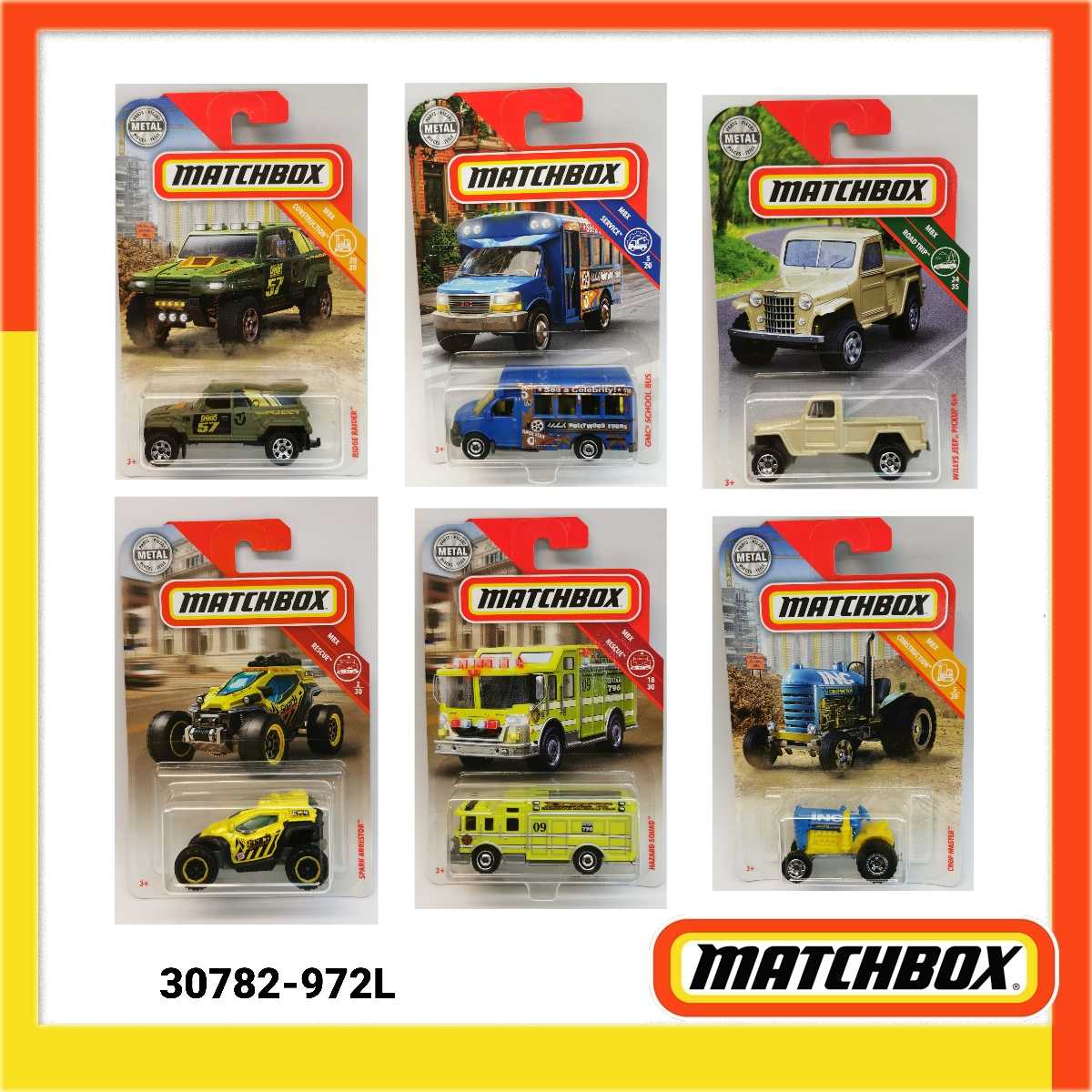 Matchbox Diecast Cars Asst (30782-972L) part 2