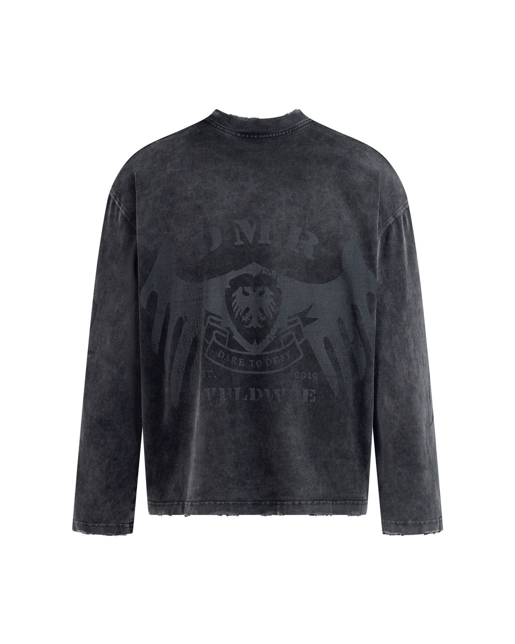 DIMOIR CLUB WASHED LONGSLEEVE (GRAY)