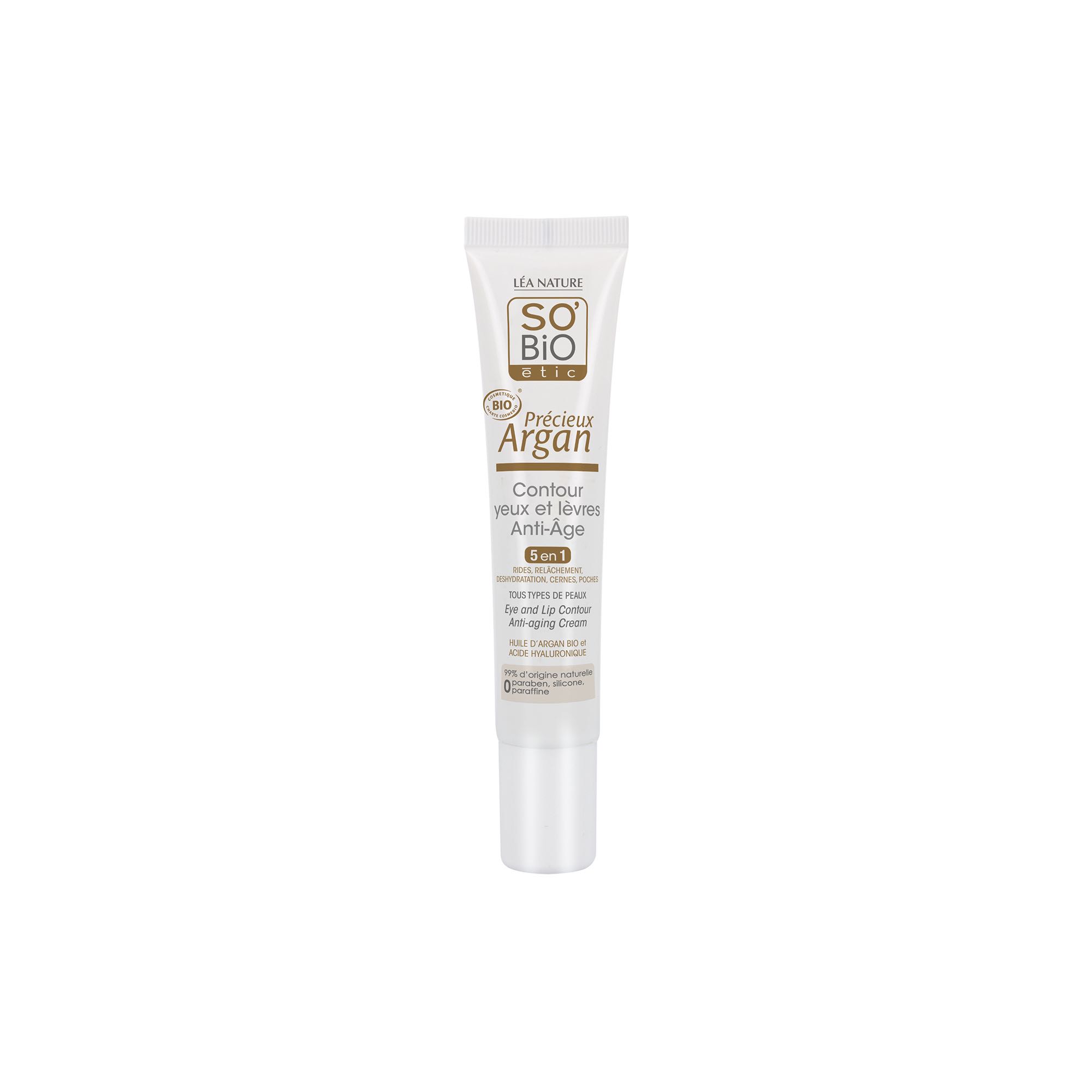 SO'BiO etic | Precious Argan Anti-aging Eye And Lip Contour 15ml.