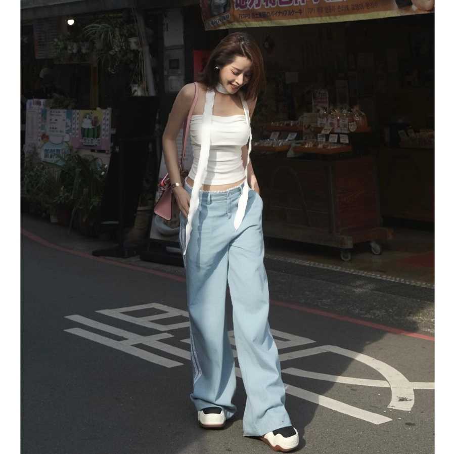 (พร้อมส่ง)She by shj - Jeans Over Pants - size S