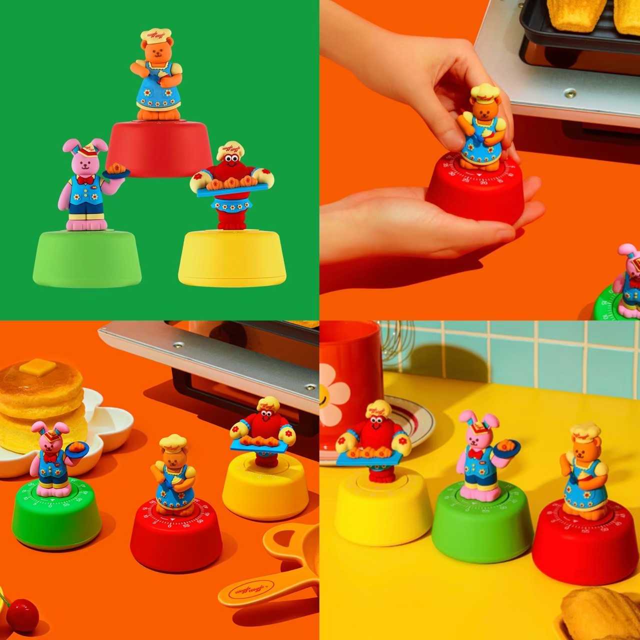 🌈 Wiggle Wiggle ของแท้ 💯 นาฬิกาจับเวลา Kitchen Timer ตัวจับเวลา เบเกอรี่ เครื่องจับเวลา