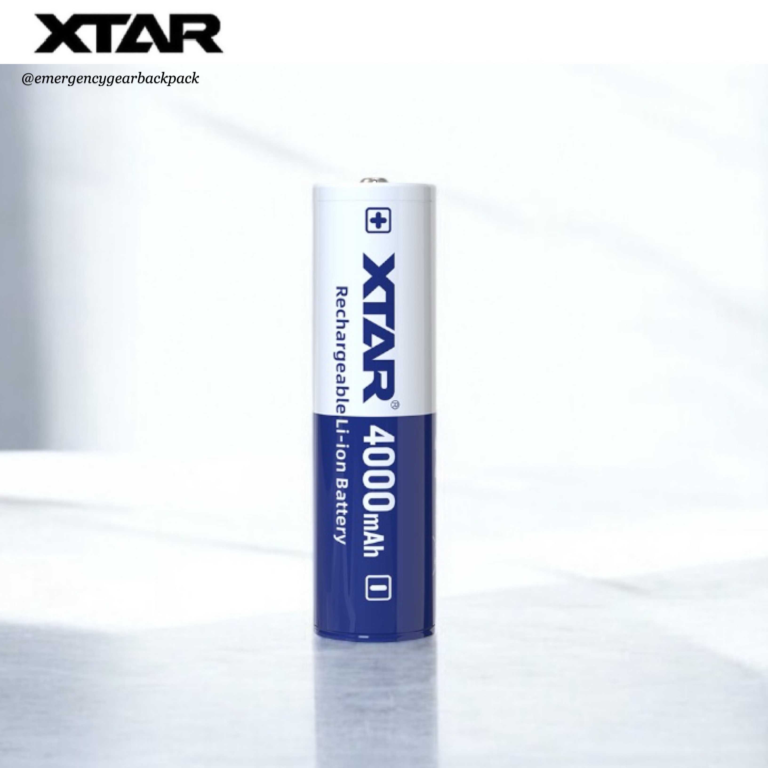 XTAR 18650 4000mAh 3.6V 10A Li-ion Rechargeable Battery