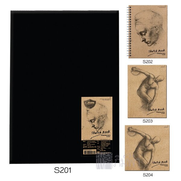 Master Art สมุดสเก็ต สมุดวาดรูป สมุดวาดเขียน สมุดสเก็ตภาพ รุ่นS201/ S202 / S203 / S204