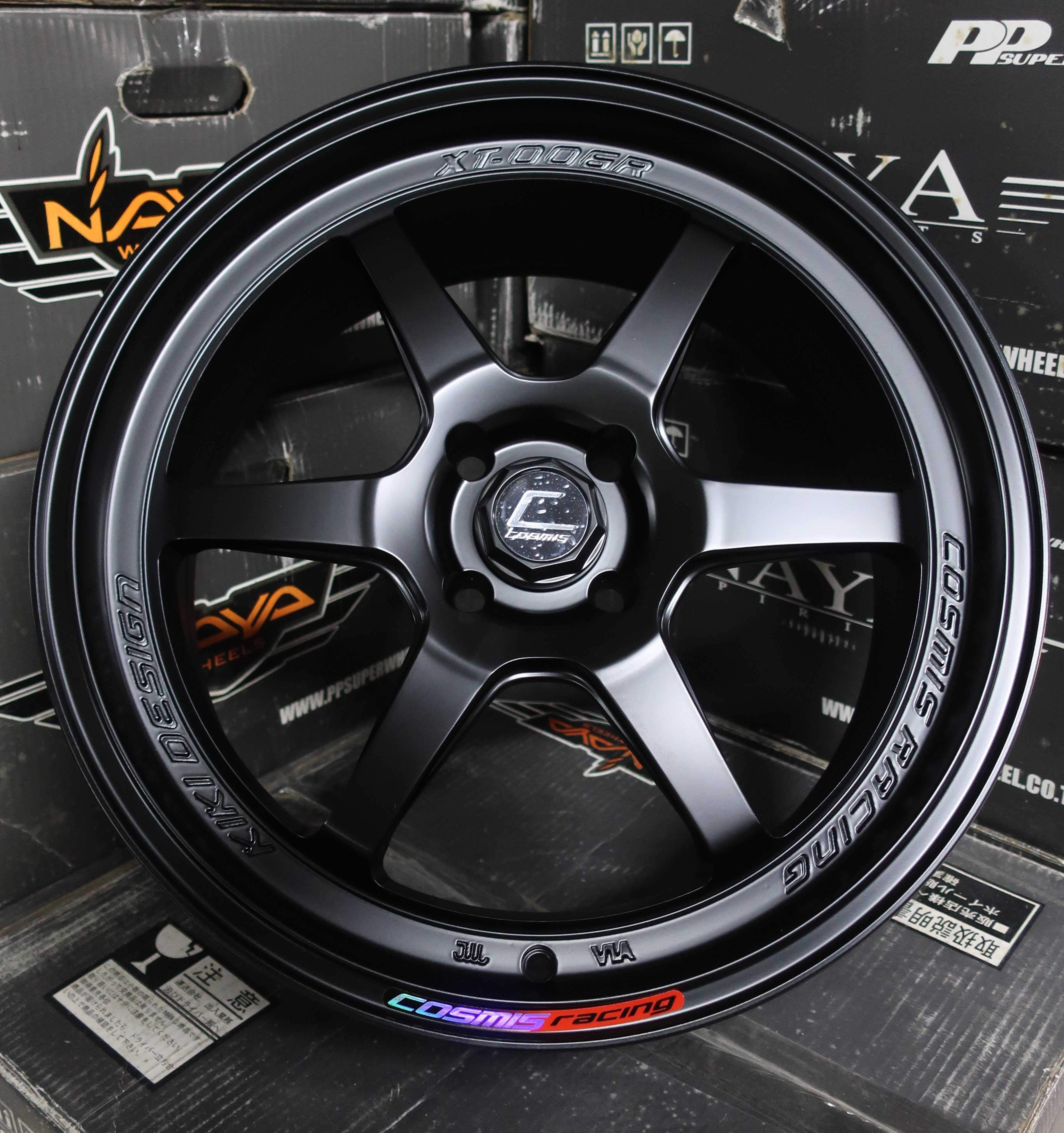 แม็กซ์ XT-006R(9944) 17X7.5 4X100 ET38 CB.73.1 MATTBLACK-100 (สีดำด้าน100%ทั้งวง)Custom