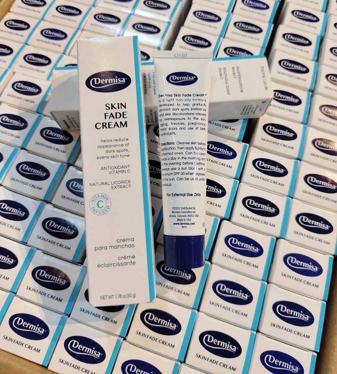 ครีมบำรุง​ผิวหน้า​  Dermisa Skin Fade Cream 50g. 