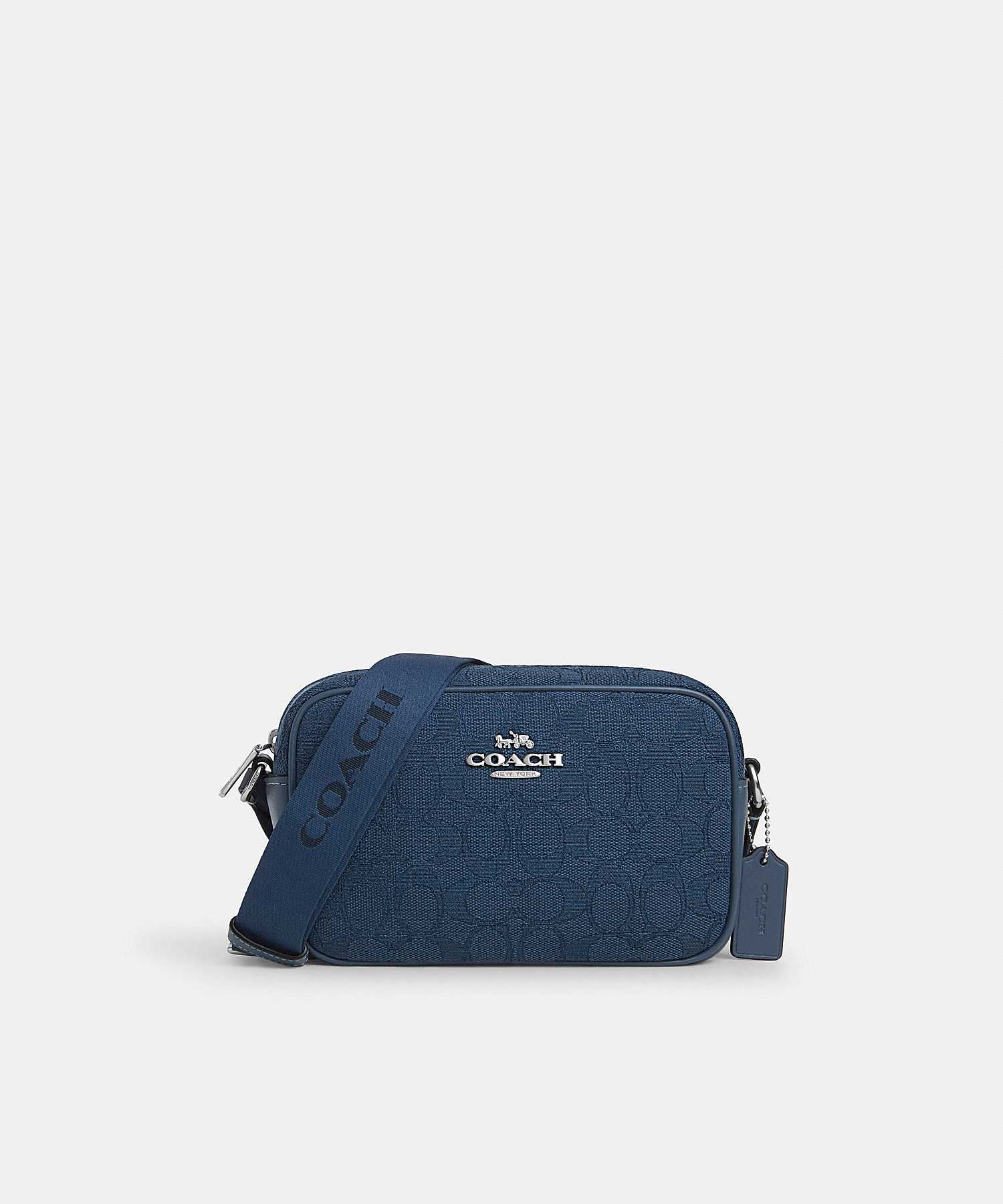 COACH MINI JAMIE CAMERA BAG IN SIGNATURE JACQUARD CT861 SVPM1