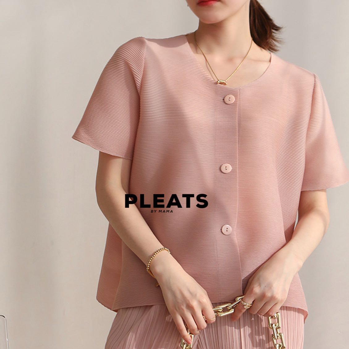 PLEATS SHIRT - SH024