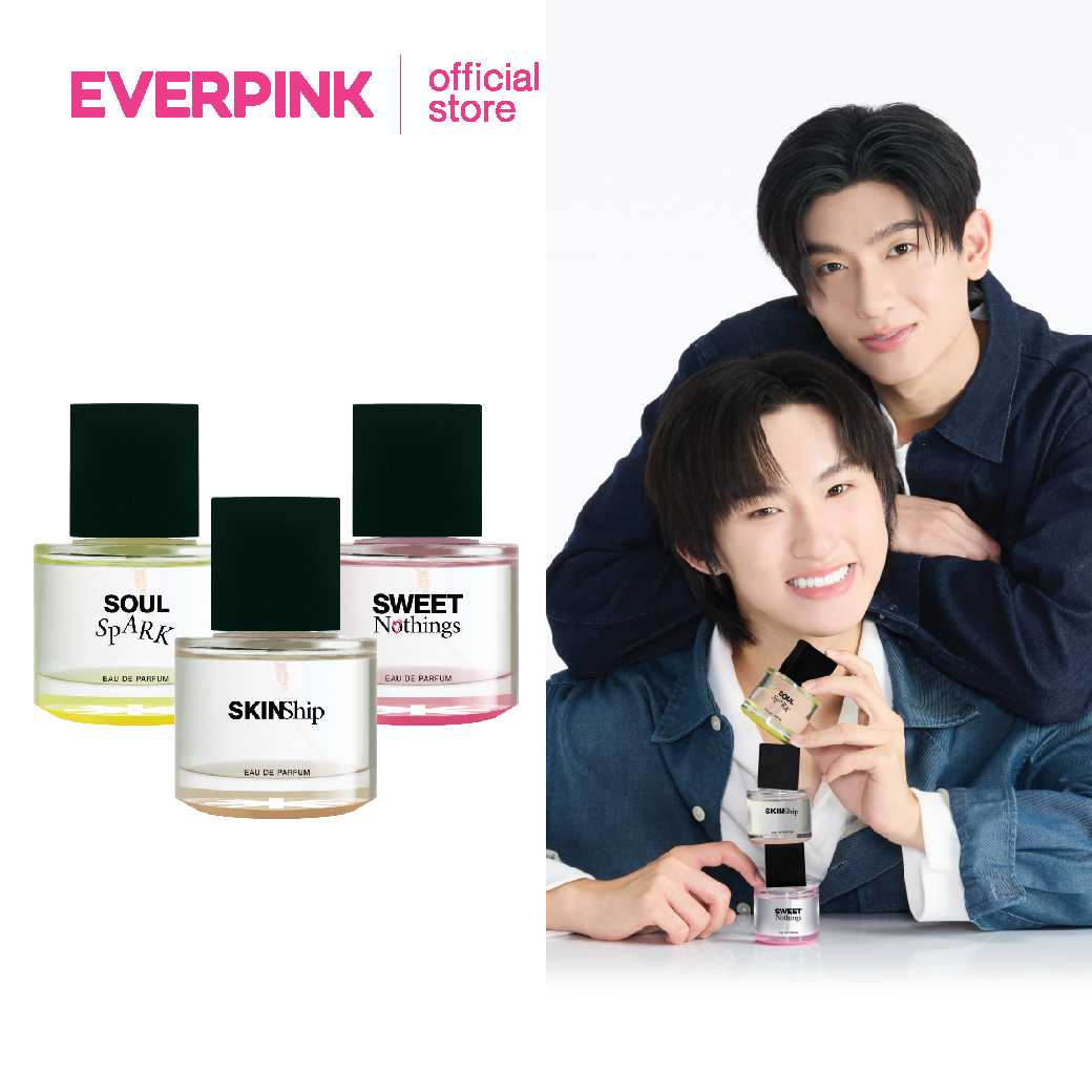 EVERPINK Eau de Parfum เอฟเวอร์พิงค์ โอ เดอ เพอฟูม 50ml. น้ำหอมวีแกน หัวน้ำหอมเข้มข้น 20%