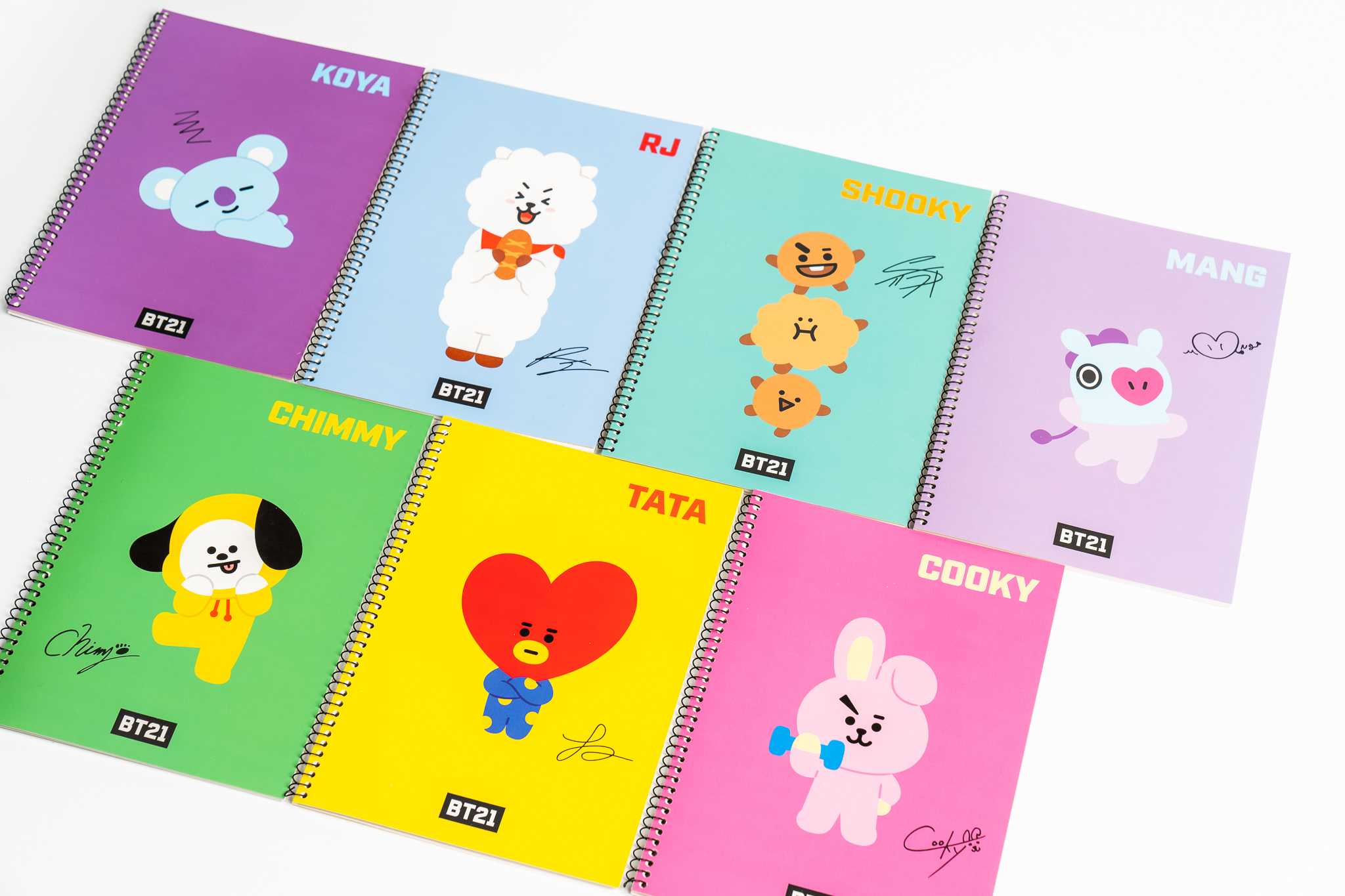 BT21 SOFT COVER NOTEBOOK