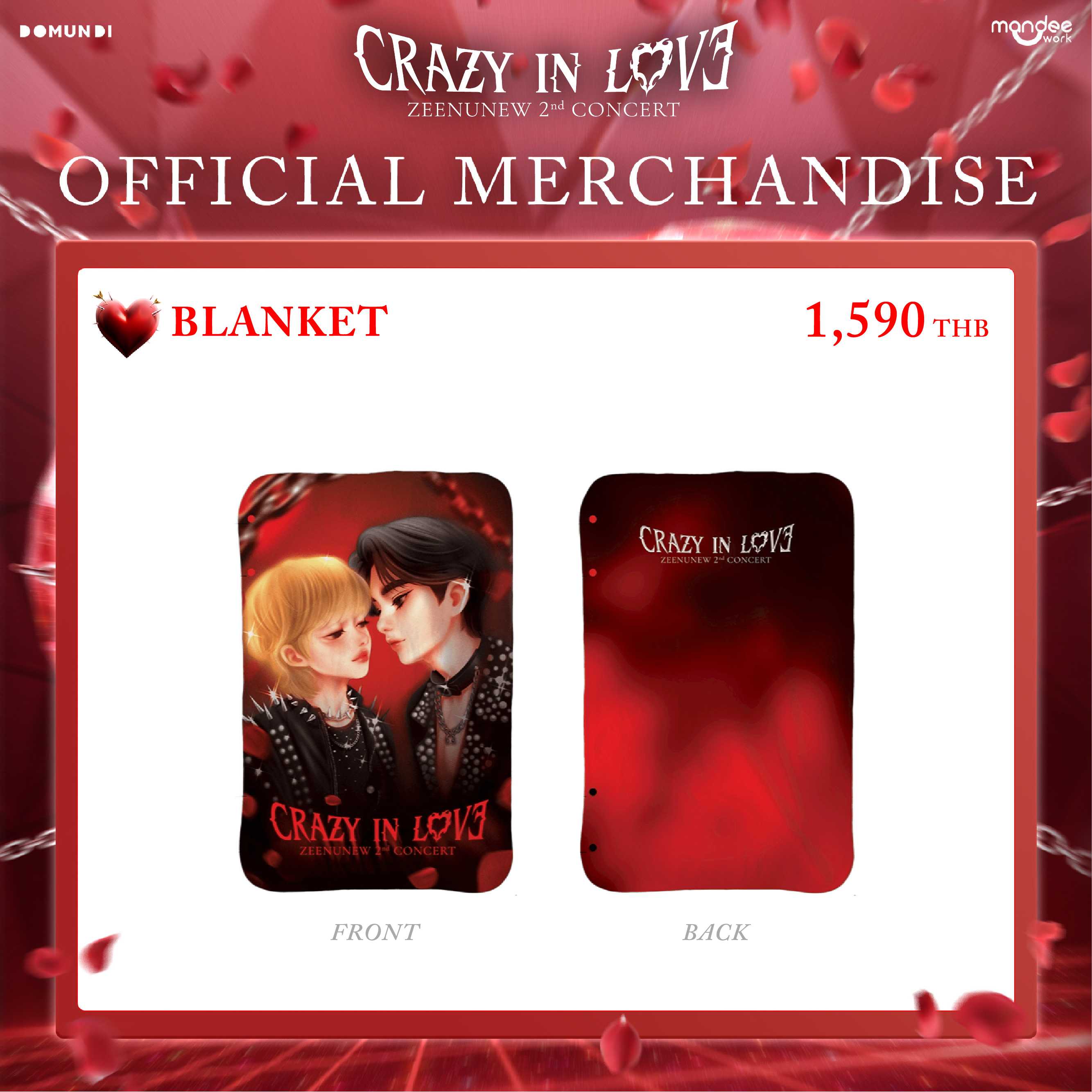 CRAZY IN LOVE OFFICIAL MERCHANDISE  |  Blanket