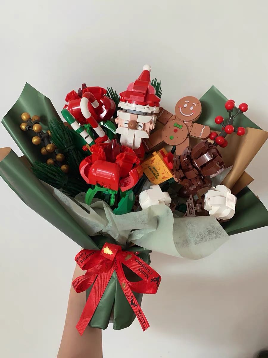[Pre-order 3-5วัน] ช่อเลโก้คริสต์มาส มีเสียงดนตรี 🎄🌹