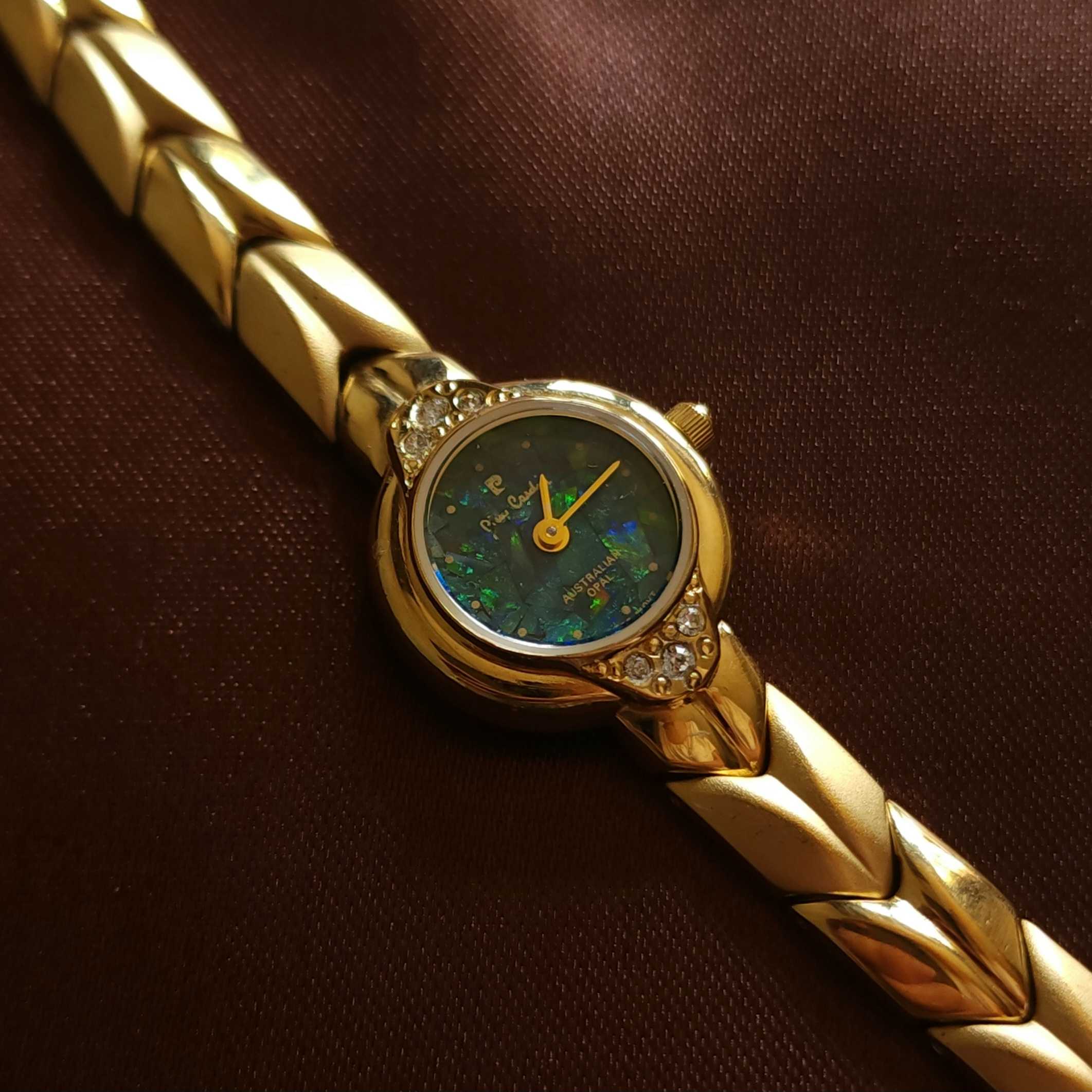 Vintage 1990s Pierre Cardin Opal Watch