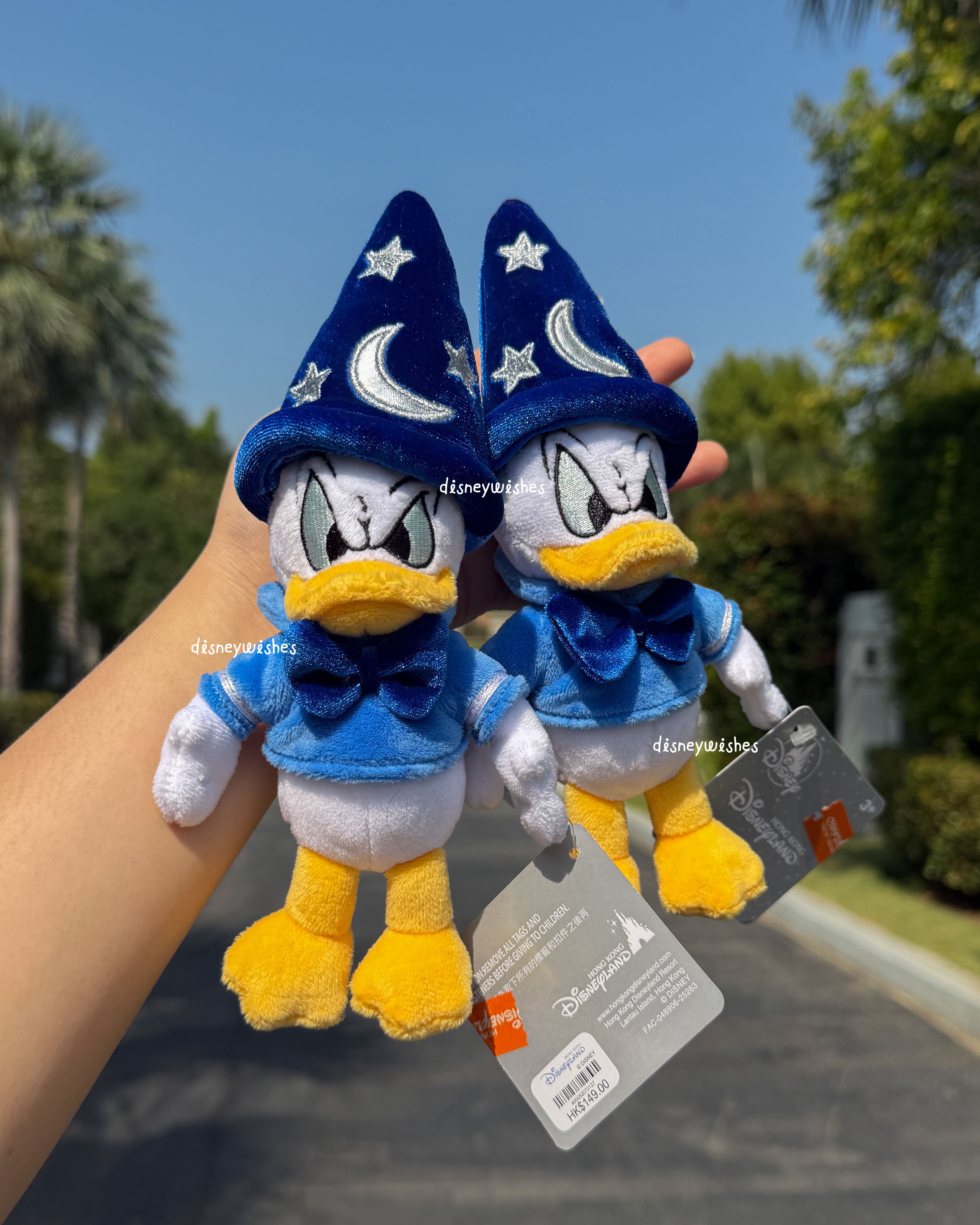 พร้อมส่งที่ไทย : พวงกุญแจ 🪄 Donal Duck 🇭🇰 HK Disneyland
