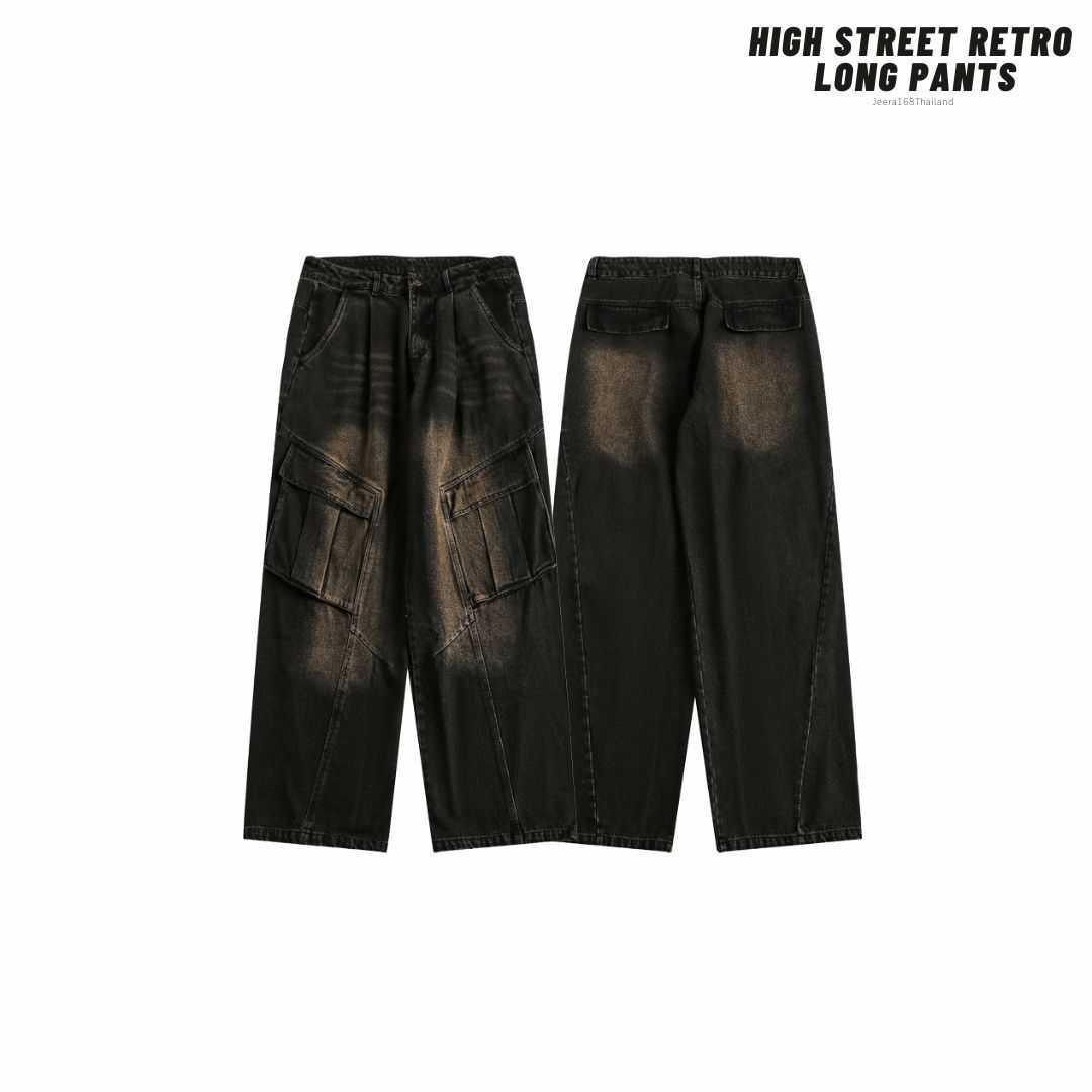 Jeera168 | High Street Retro Long Pants (พรีออเดอร์)