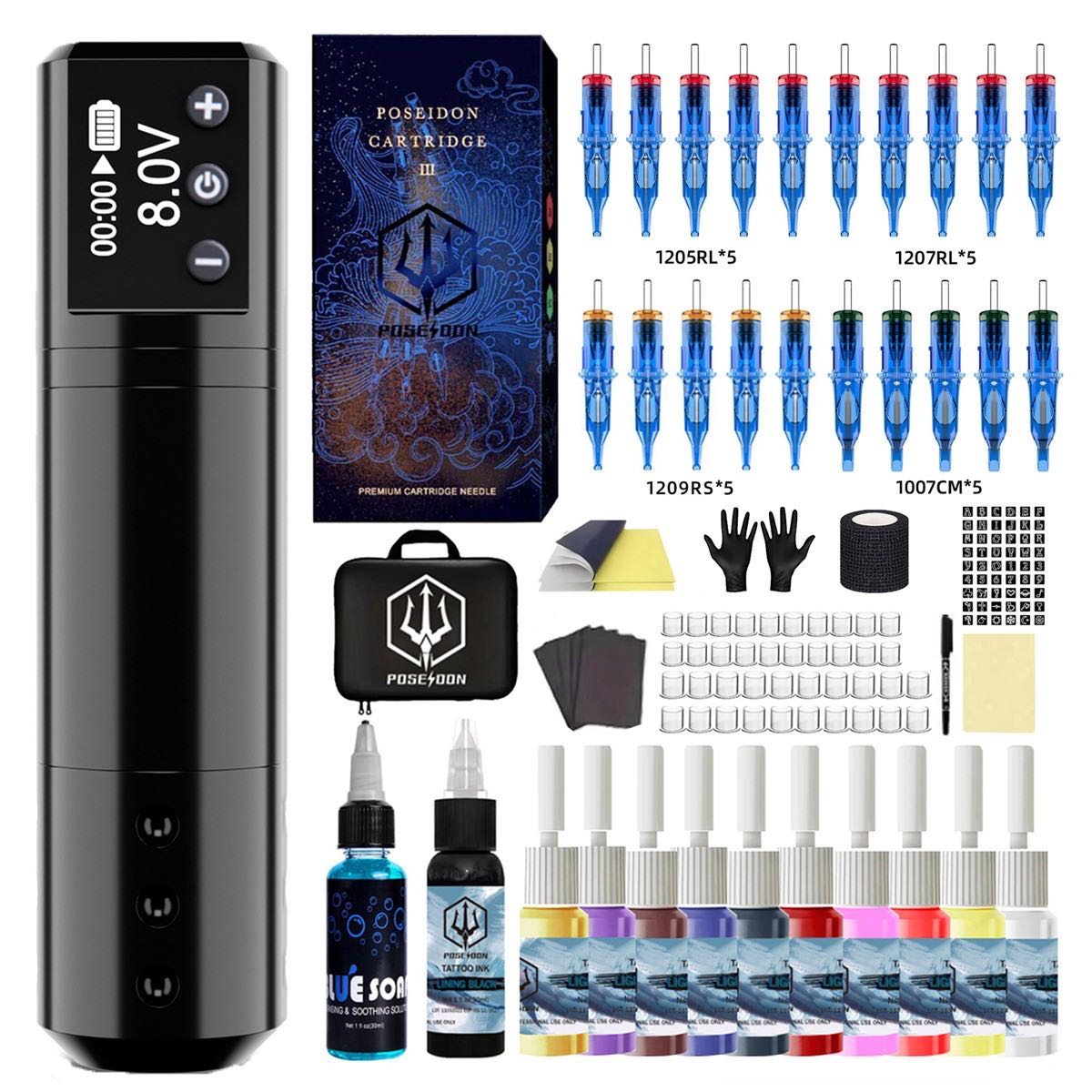 ชุดสัก PoseidonTK PD Wireless Black Knight