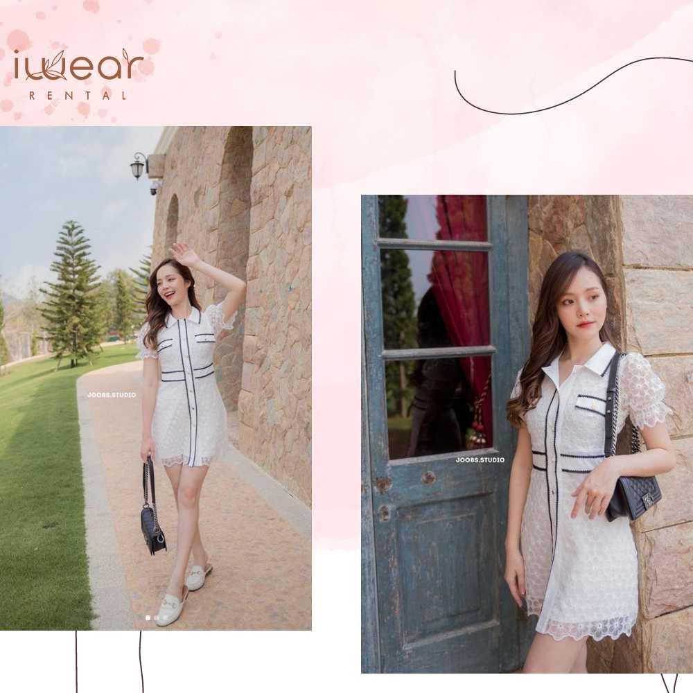 Mini Angle Dress  สีขาว Size L / Joobs Studio
