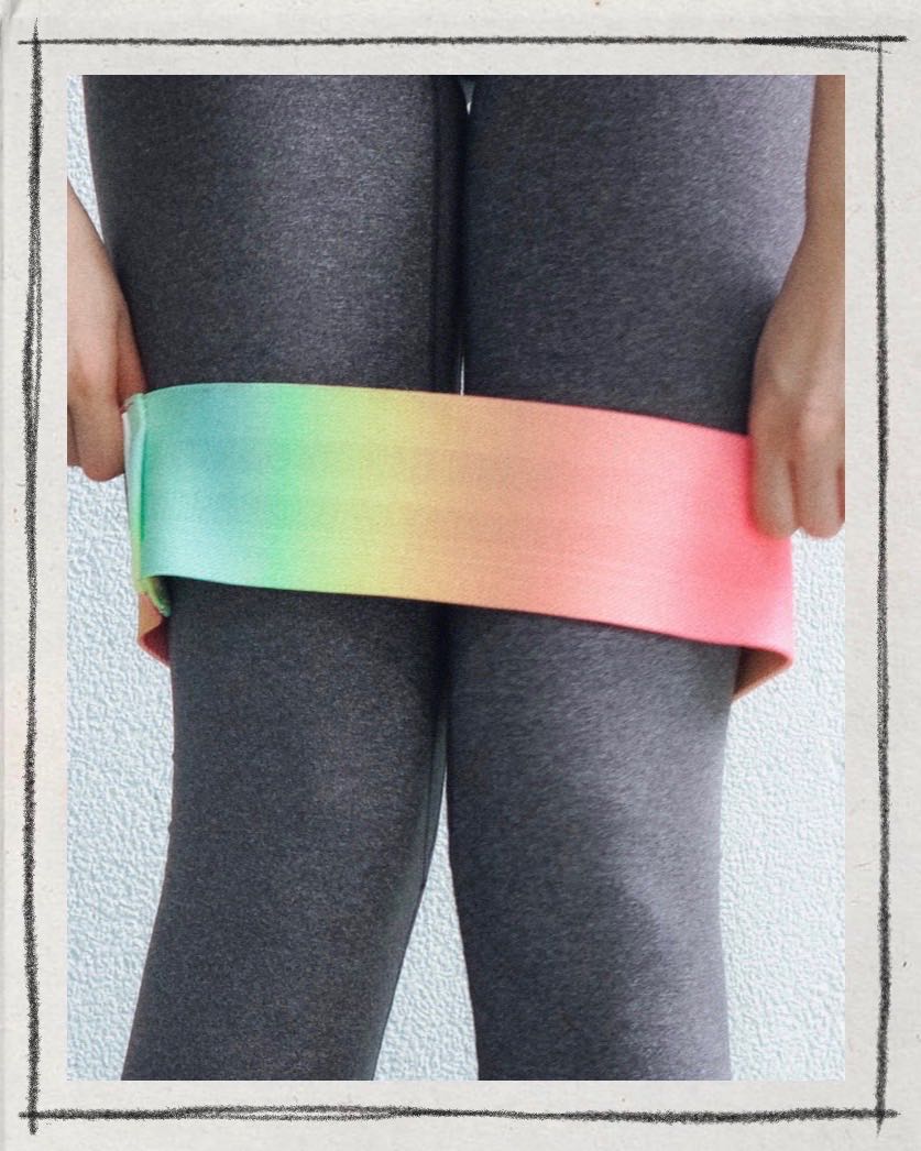 🍑 Peach Band 🍡 สายยางยืดออกกำลังกาย ปั้นก้น กระชับขา Resistance: Heavy