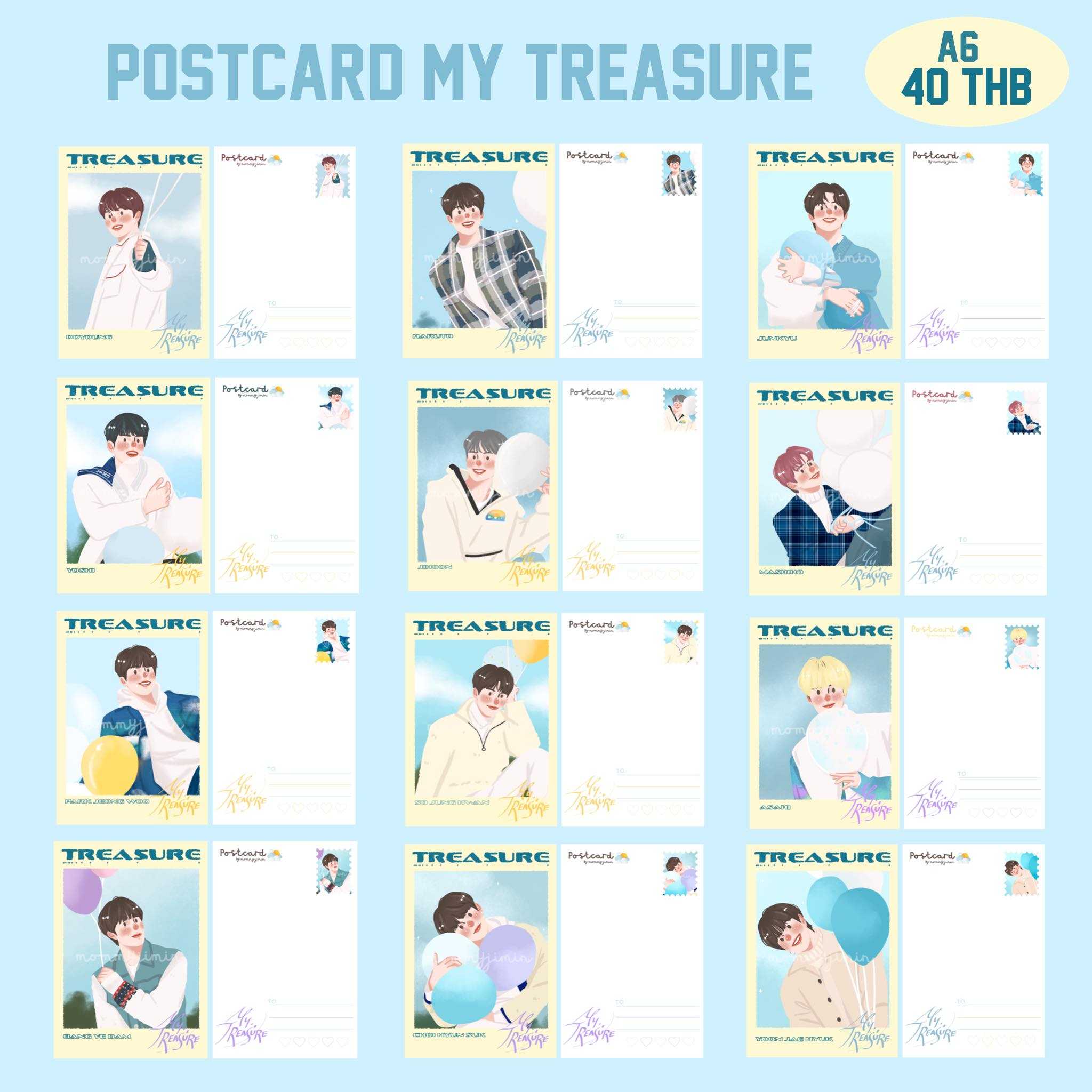 Postcard My TREASURE