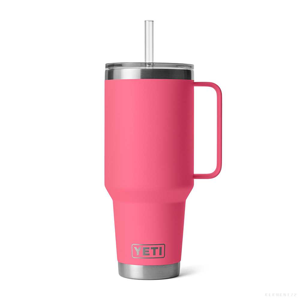 YETI แก้วเยติ เก็บความเย็น รุ่น RAMBLER 42 OZ MUG WITH STRAW LID TROPICAL PINK