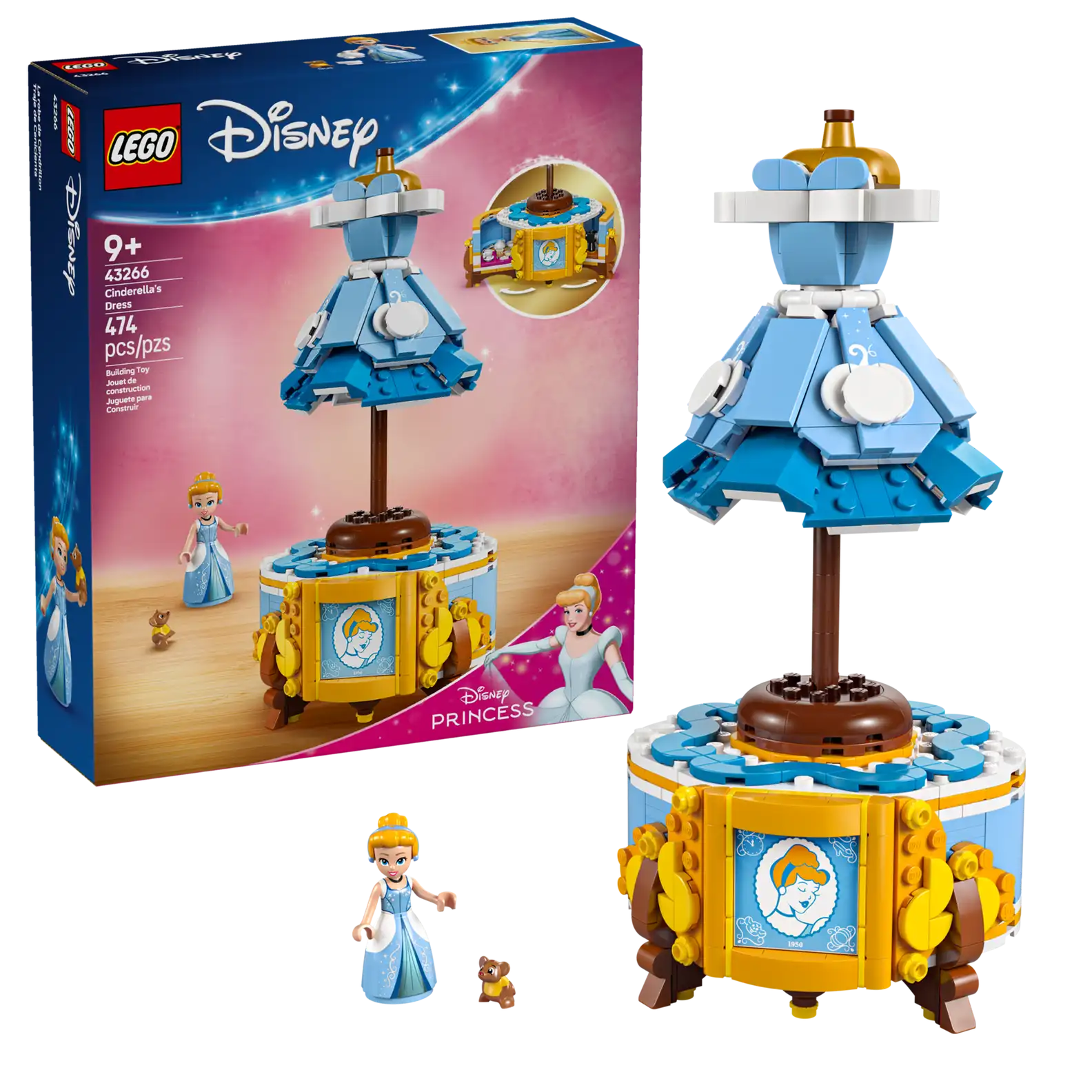 LEGO 43266 Cinderella's Dress (สินค้าซื้อแล้วไม่รับเปลี่ยนคืน)