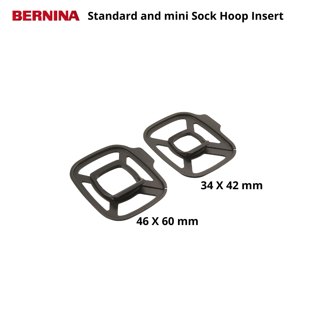 Standard and Mini Sock Hoop Insert สำหรับจักรปักBERNINA Series 5 ขึ้นไป (Per-Order)