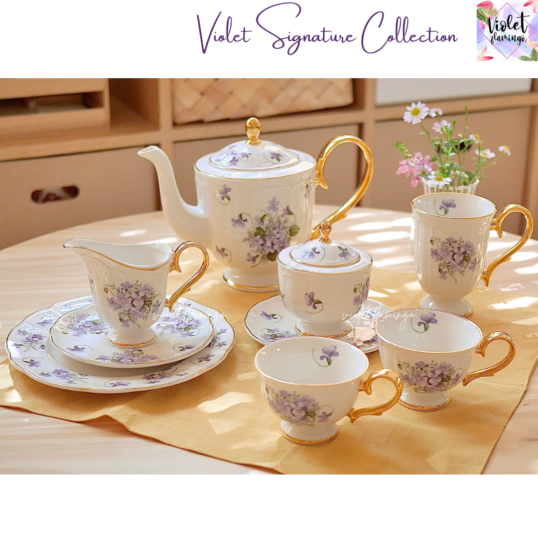 Violet Signature Tea Set ชุดใหญ่