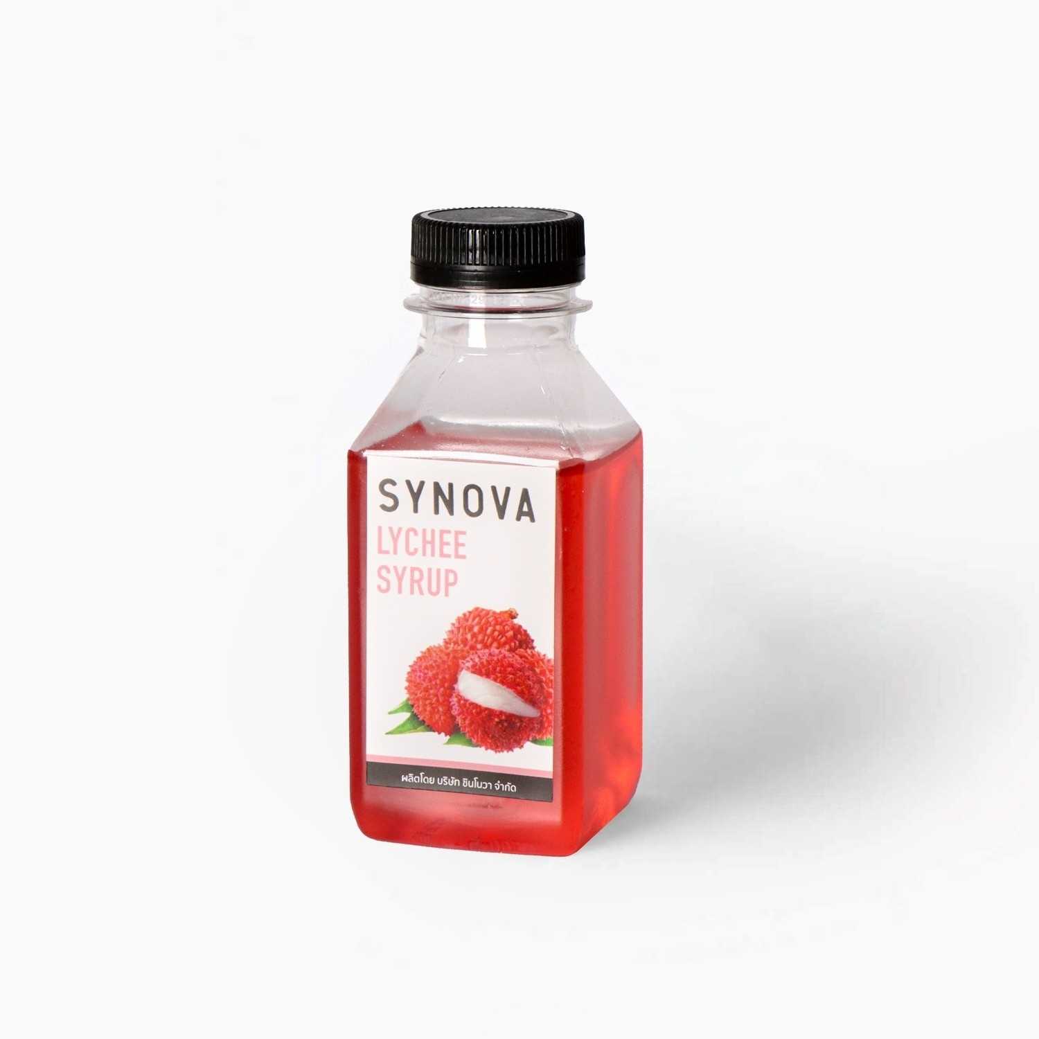 น้ำเชื่อม : SYNOVA ไซรัปกลิ่นลิ้นจี่ (ขนาดทดลอง)
