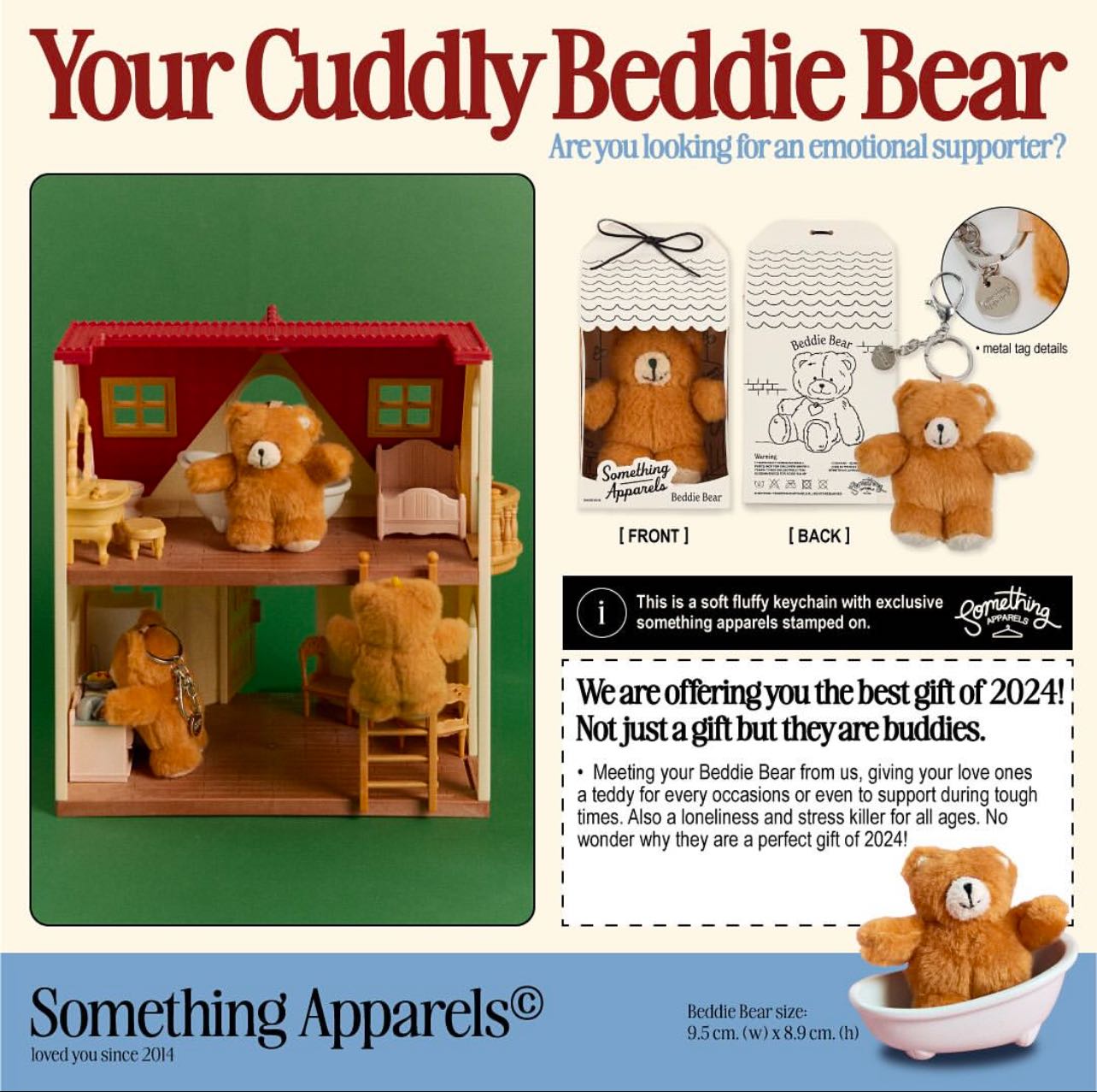 Something beddie bear soft